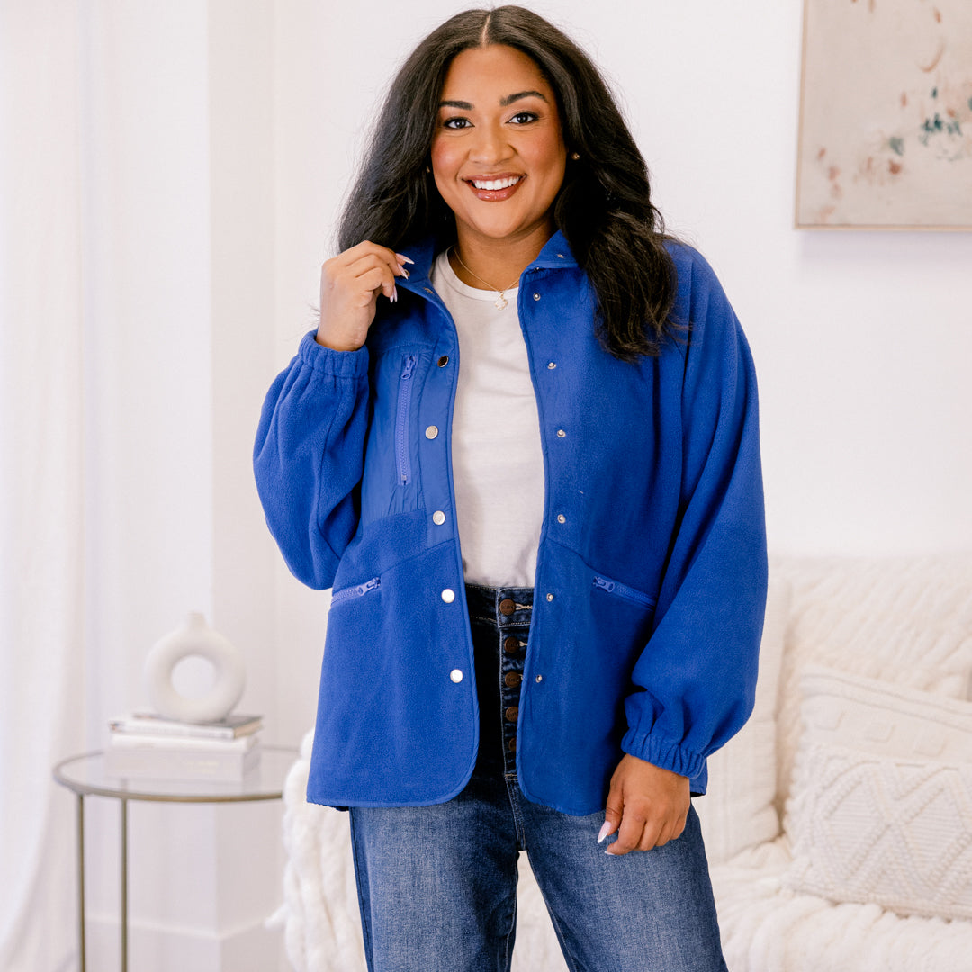 New Chapters Jacket, Blue