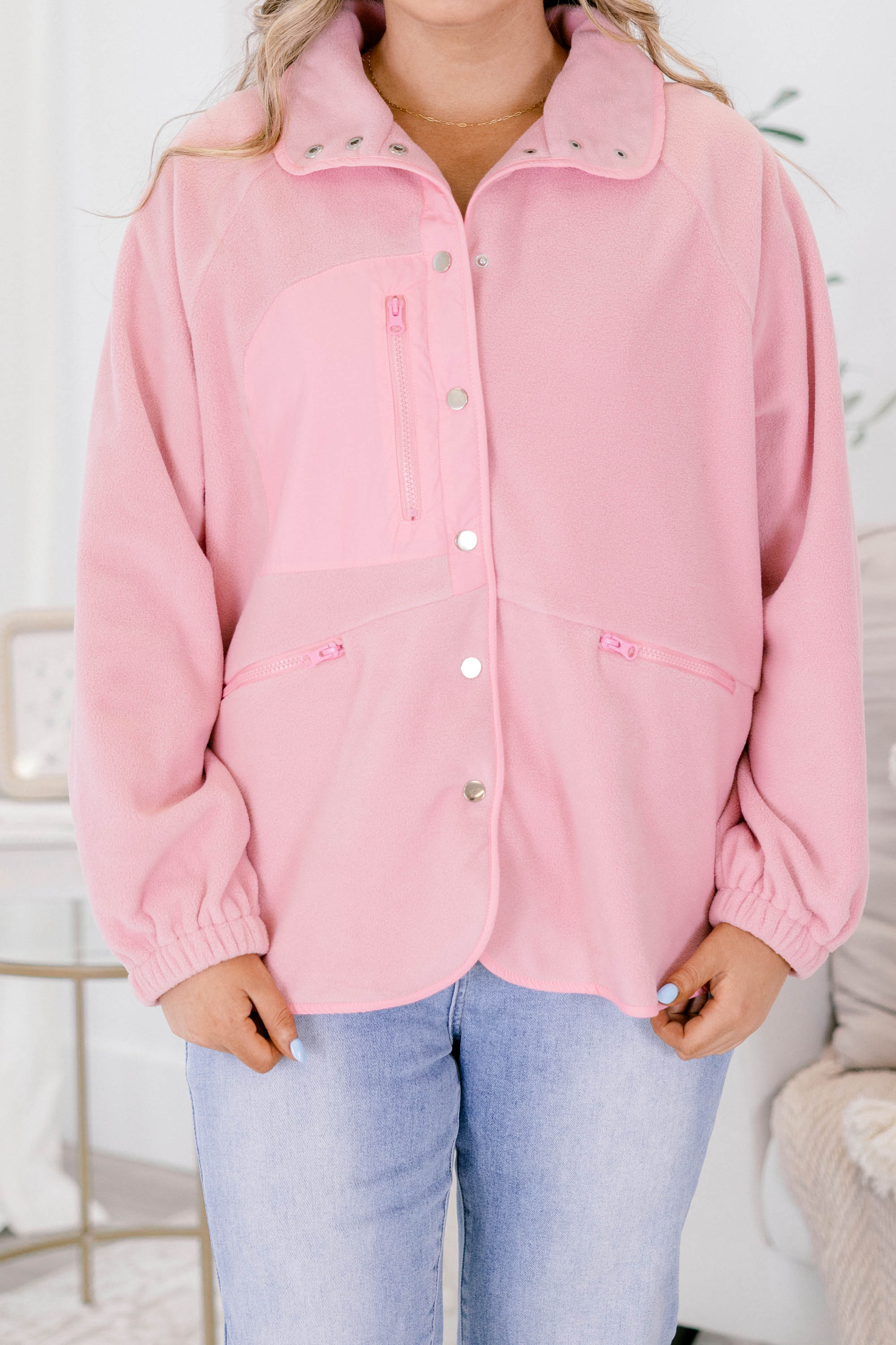 New Chapters Jacket, Dusty Pink