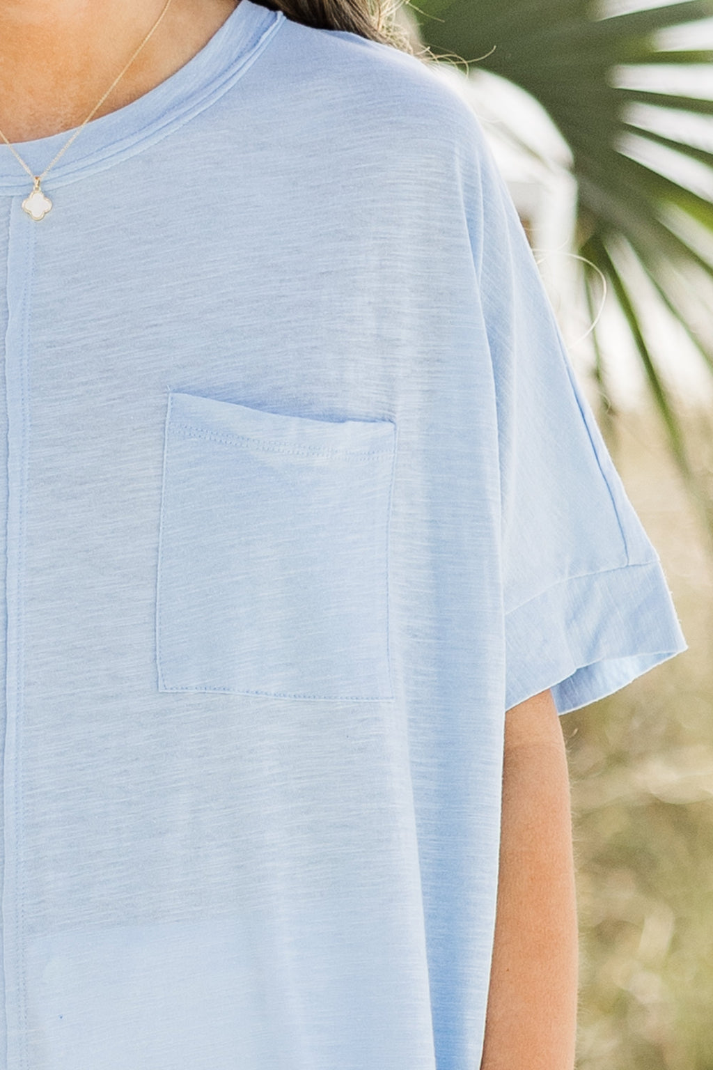 New Lovers Top, Light Blue