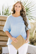 New Lovers Top, Light Blue