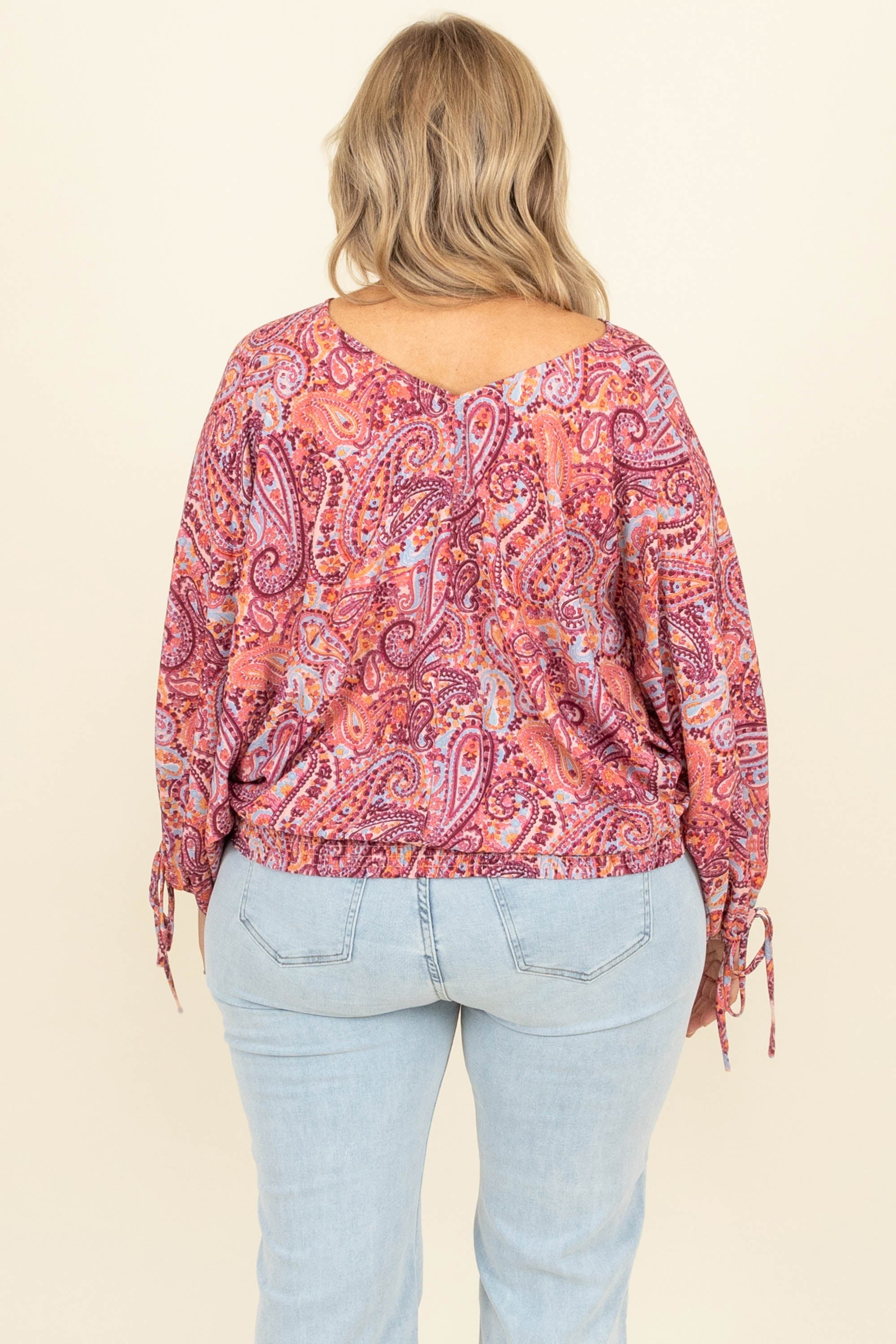 New Perspective Top, Mauve Mix