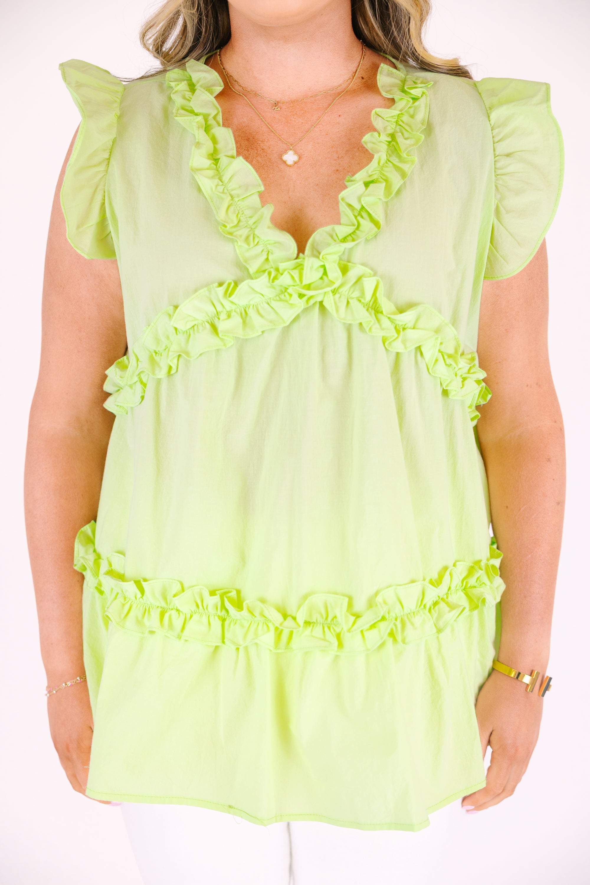 New Start Top, Light Green