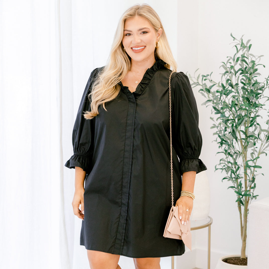 New Traditions Dress, Black