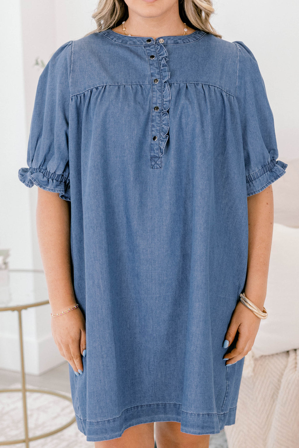 No Better Time Dress, Denim