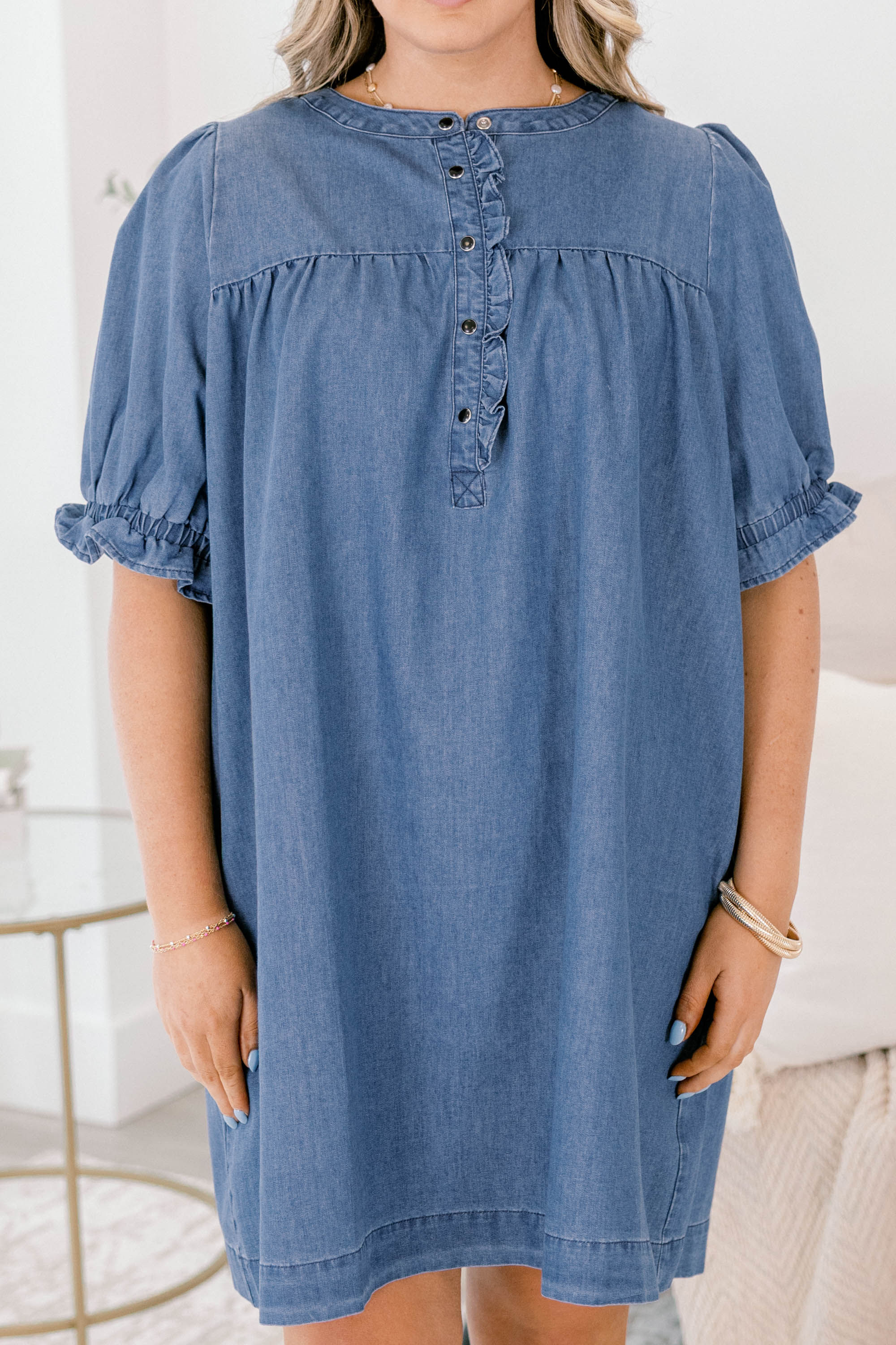 No Better Time Dress, Denim