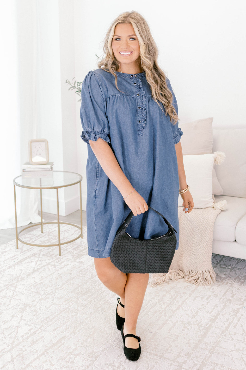 No Better Time Dress, Denim
