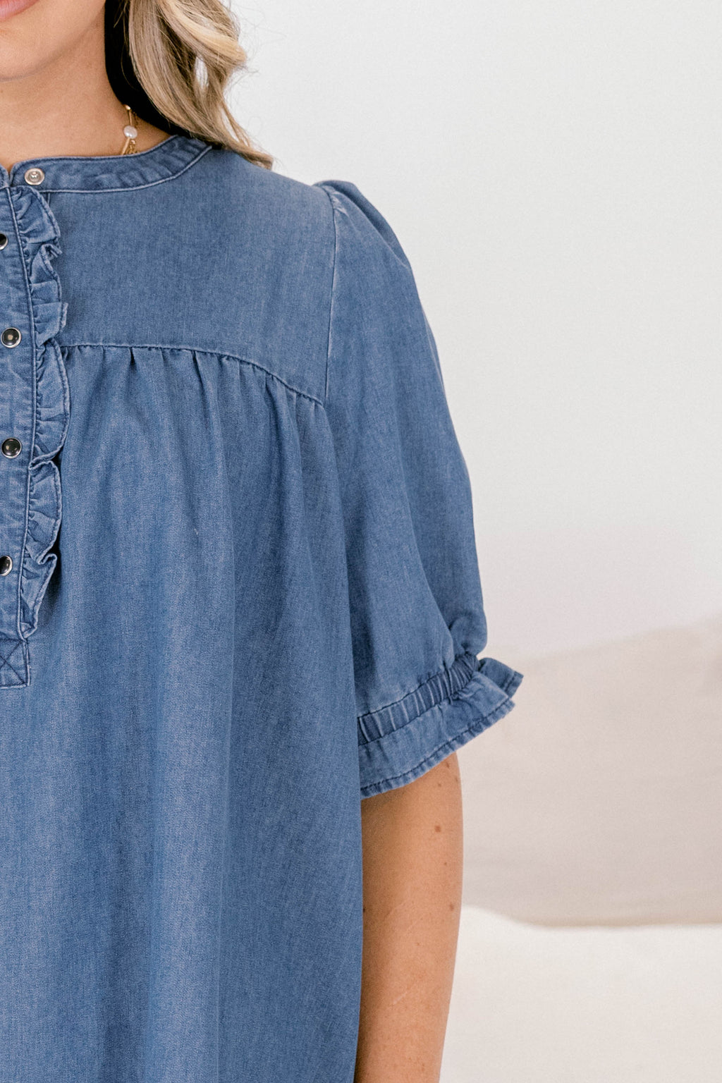 No Better Time Dress, Denim