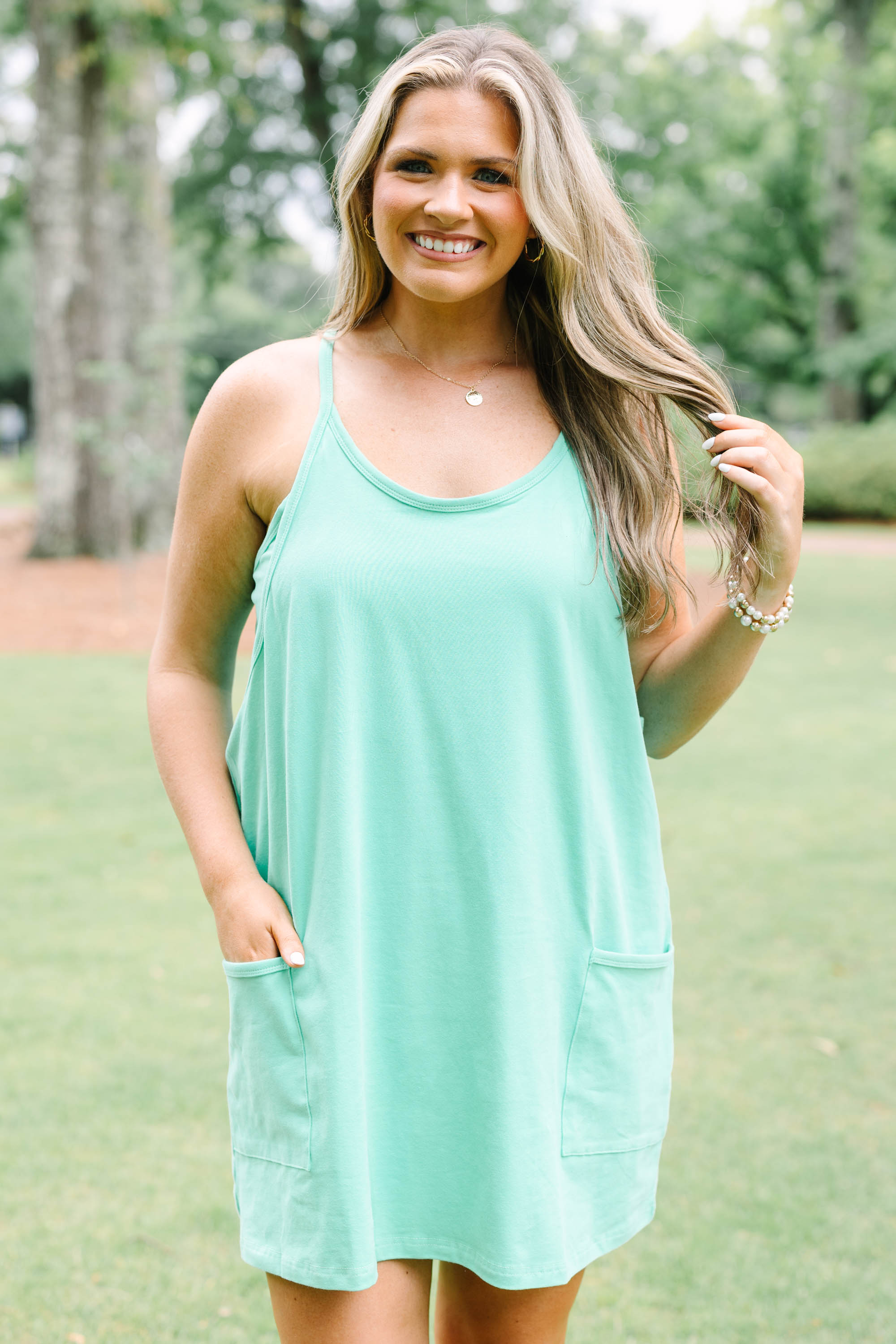 No Doubt About It Dress, Green