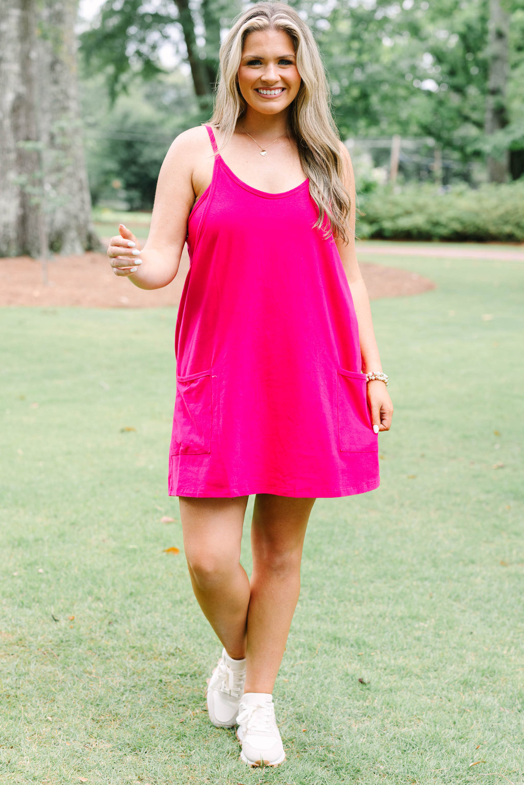 No Doubt About It Dress, Magenta