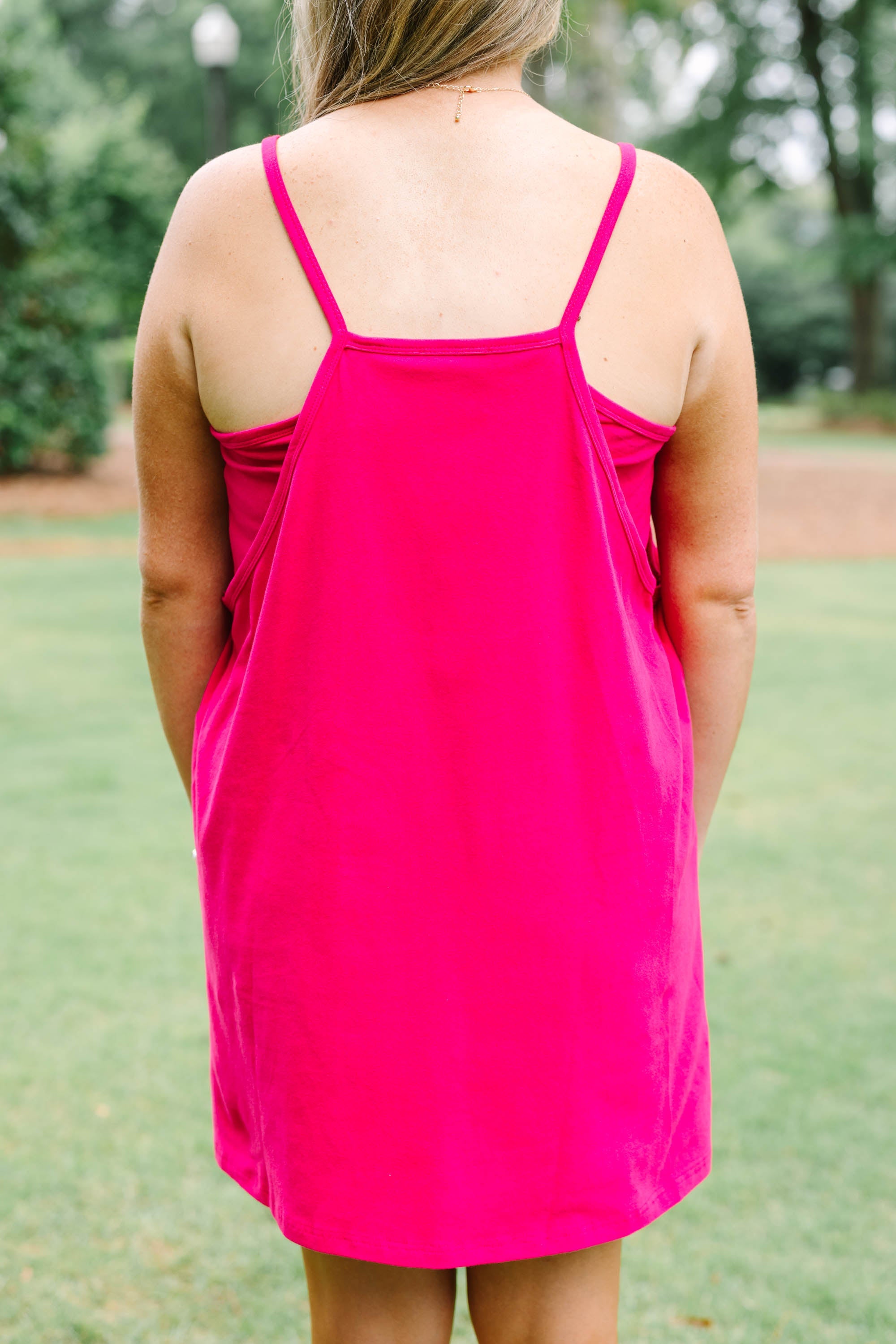 No Doubt About It Dress, Magenta