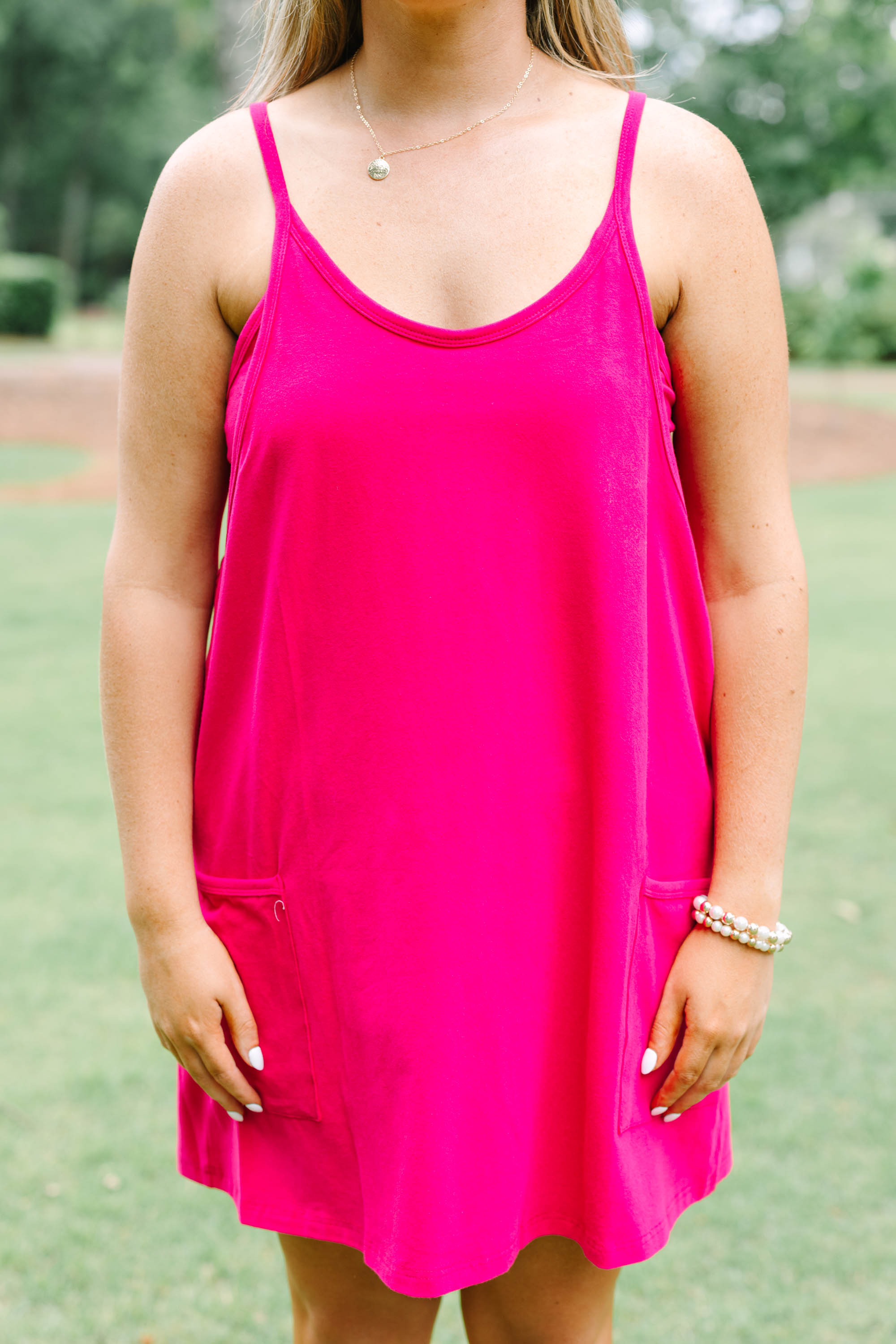 No Doubt About It Dress, Magenta