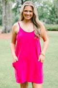 No Doubt About It Dress, Magenta