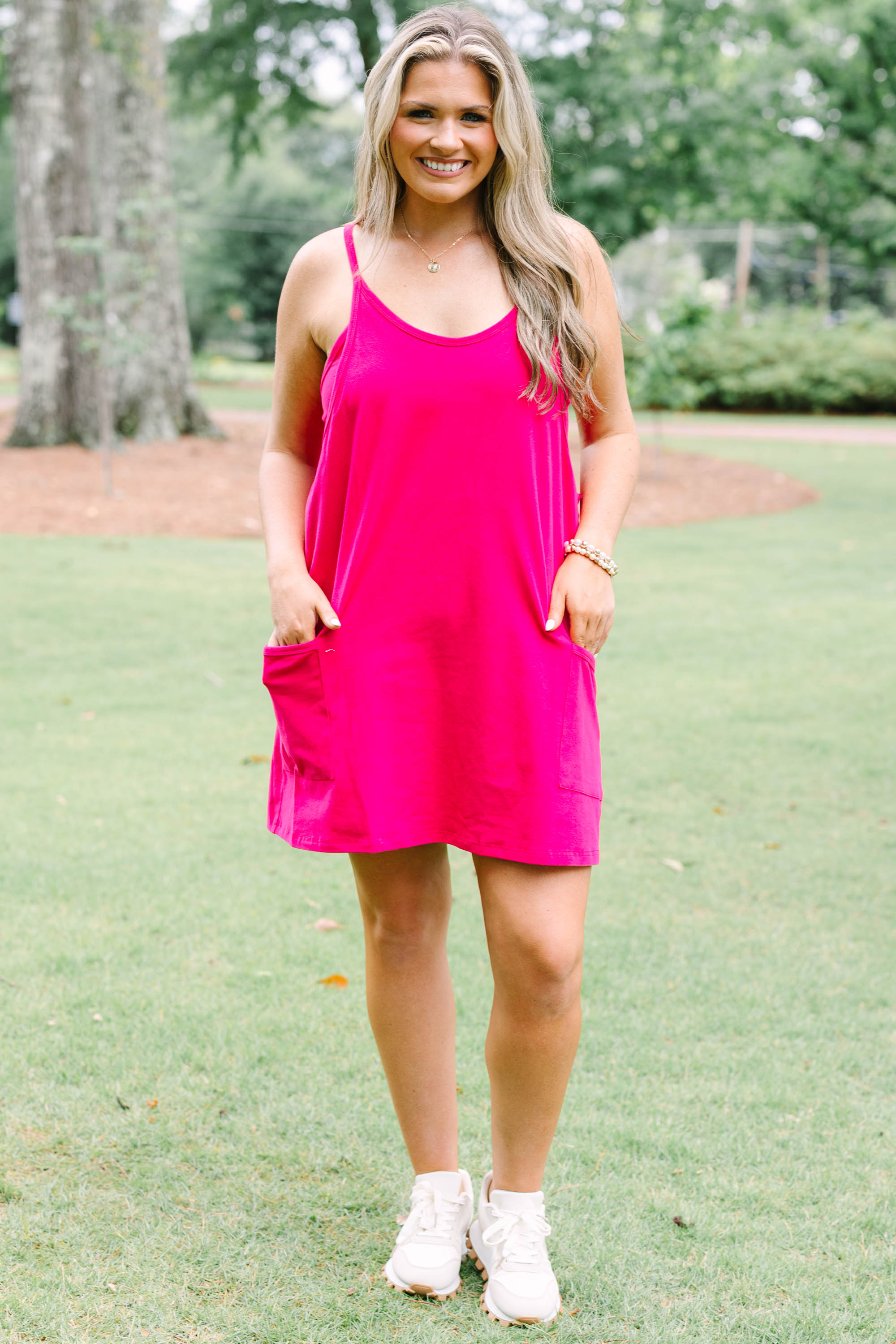 No Doubt About It Dress, Magenta