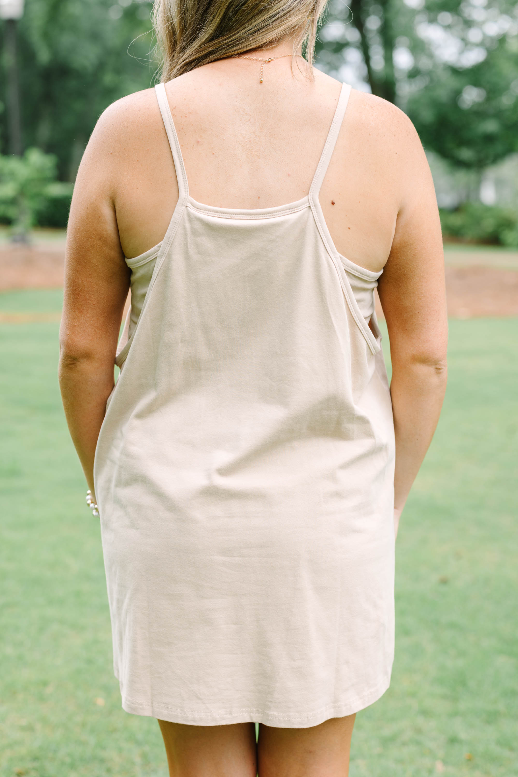 No Doubt About It Dress, Taupe