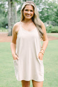 No Doubt About It Dress, Taupe