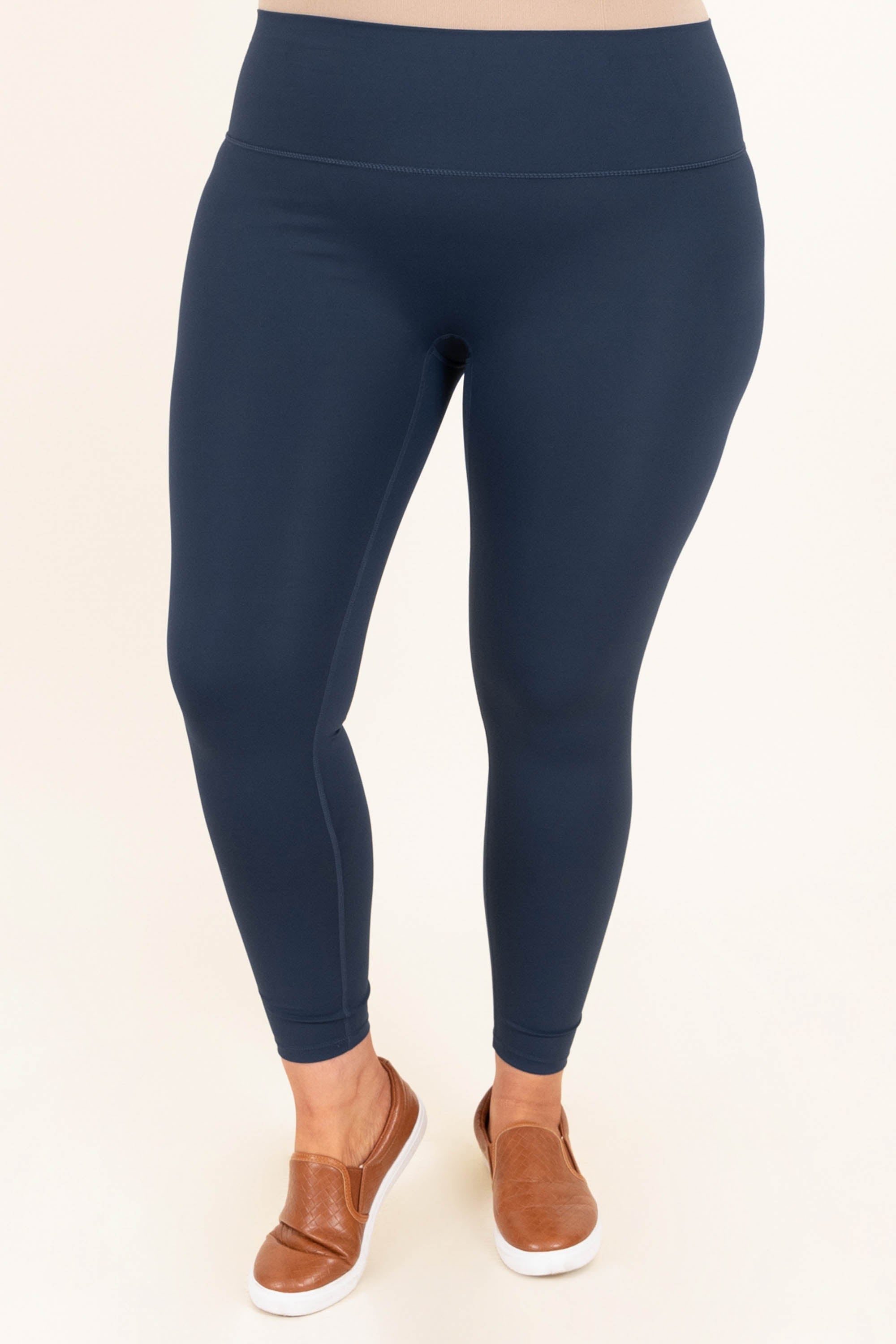 No Need To Be Upset Leggings, Navy
