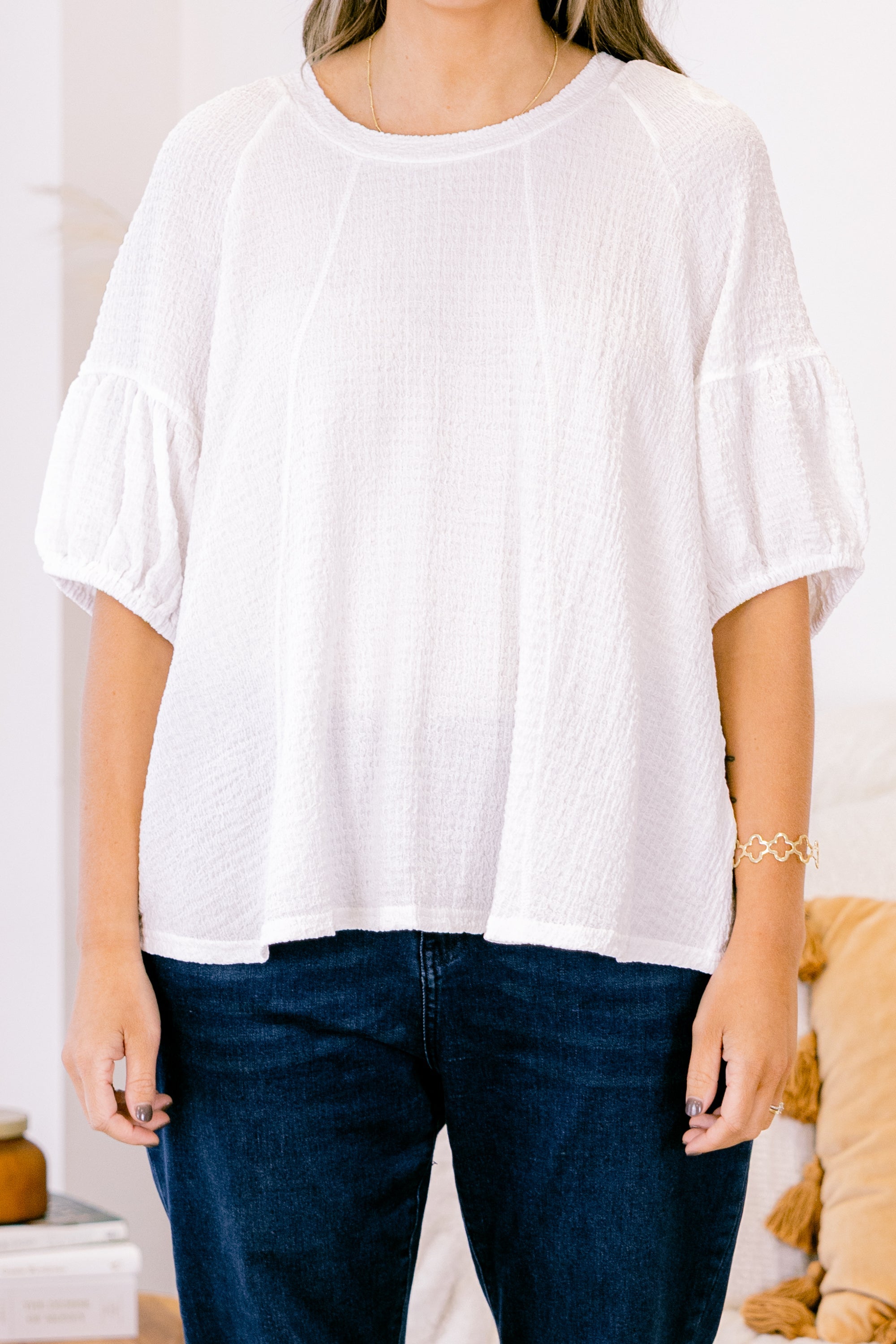 No Off Days Top, White