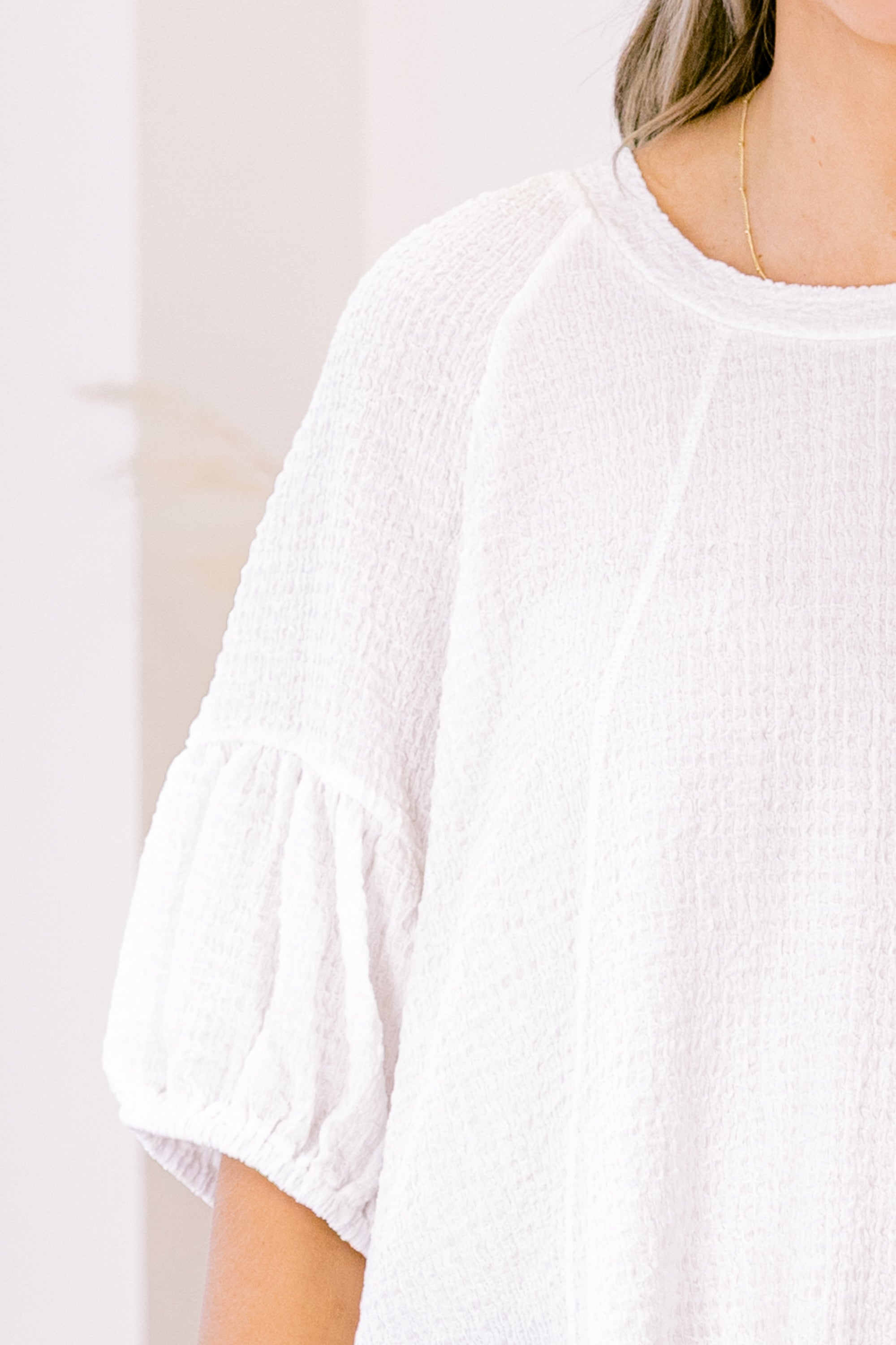 No Off Days Top, White