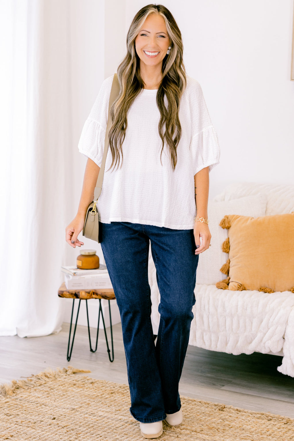 No Off Days Top, White