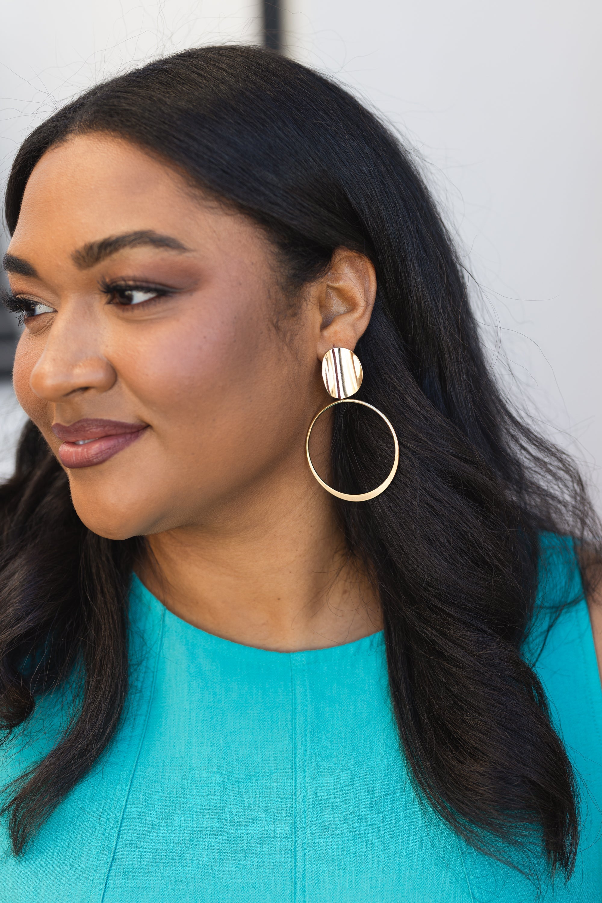 No Reason To Wait Earrings, Gold
