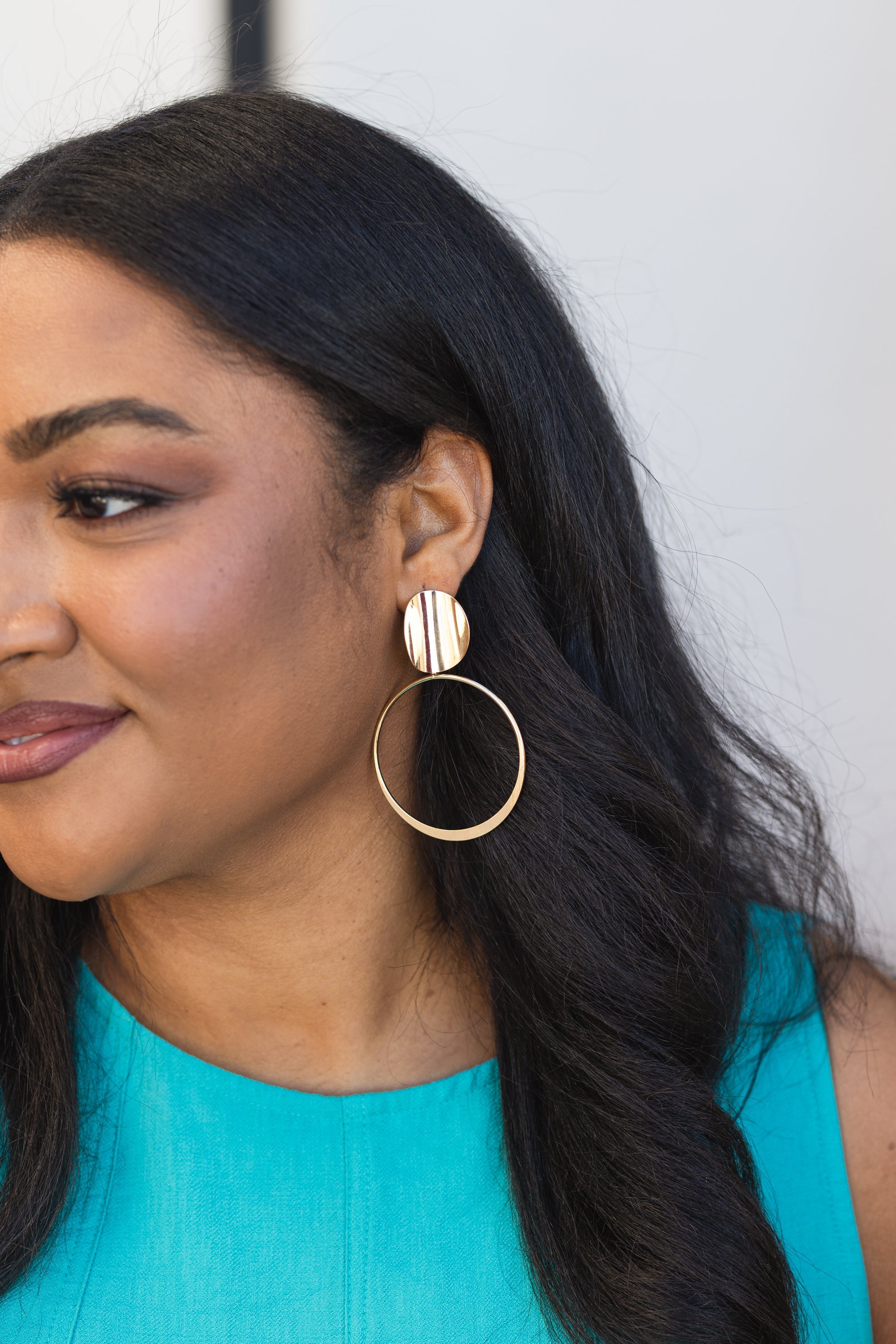 No Reason To Wait Earrings, Gold