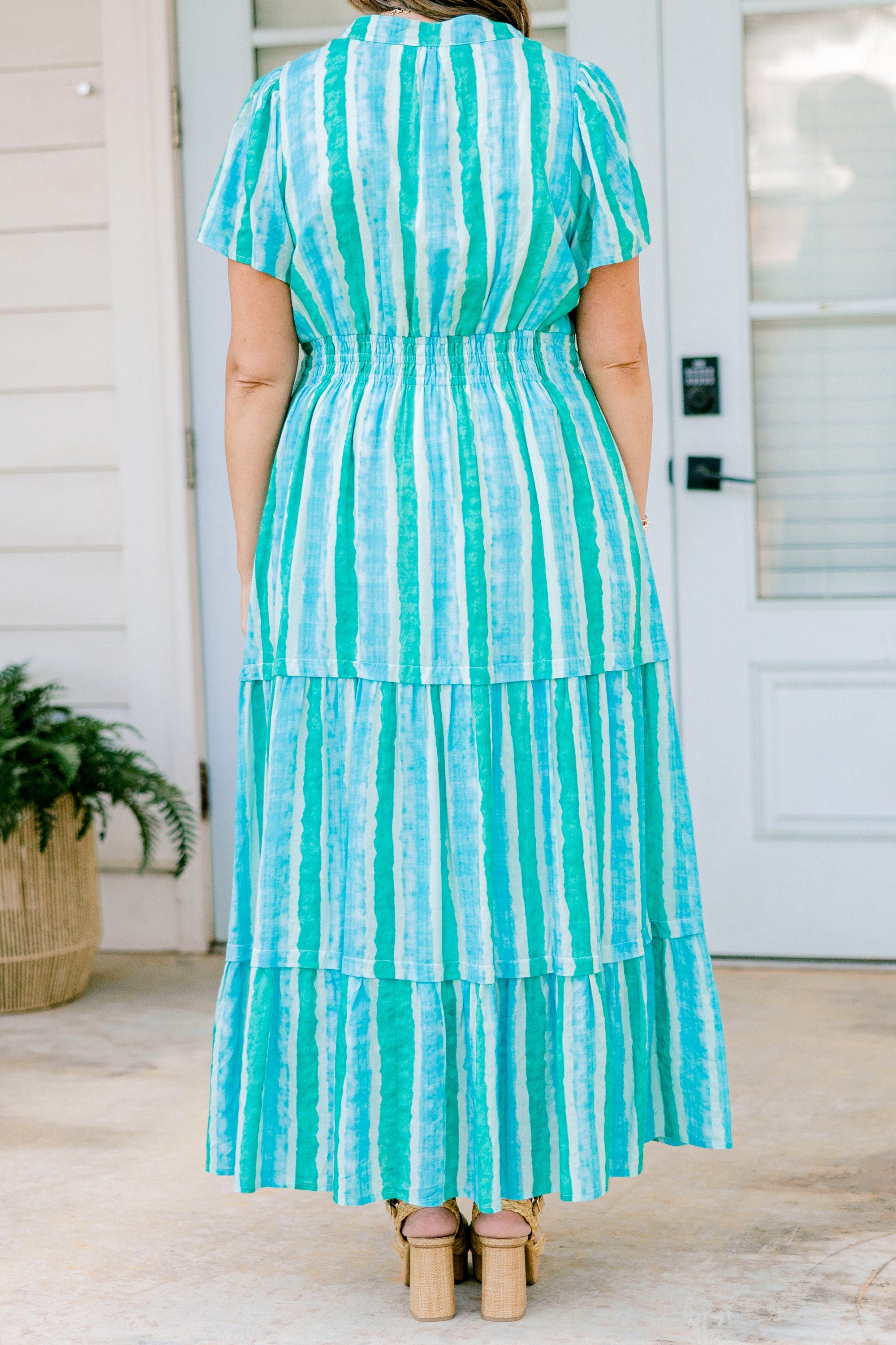 No Time To Waste Dress, Cerulean