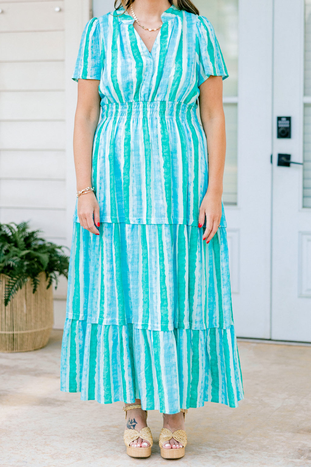 No Time To Waste Dress, Cerulean