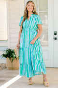 No Time To Waste Dress, Cerulean