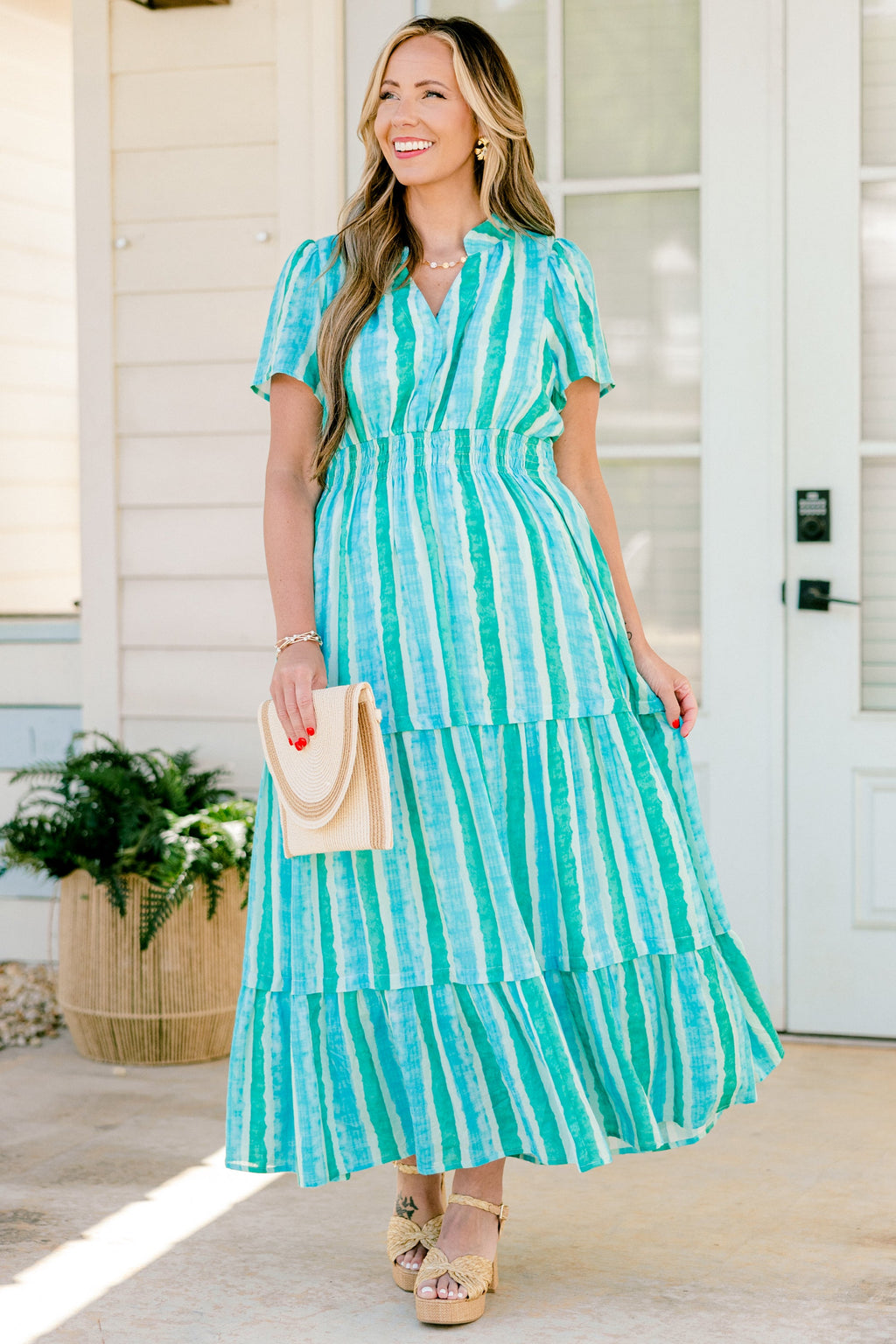 No Time To Waste Dress, Cerulean