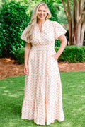 No Time To Waste Dress, Cream