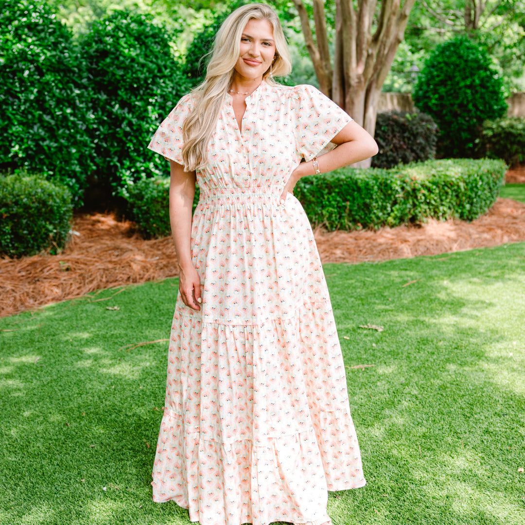 No Time To Waste Dress, Cream