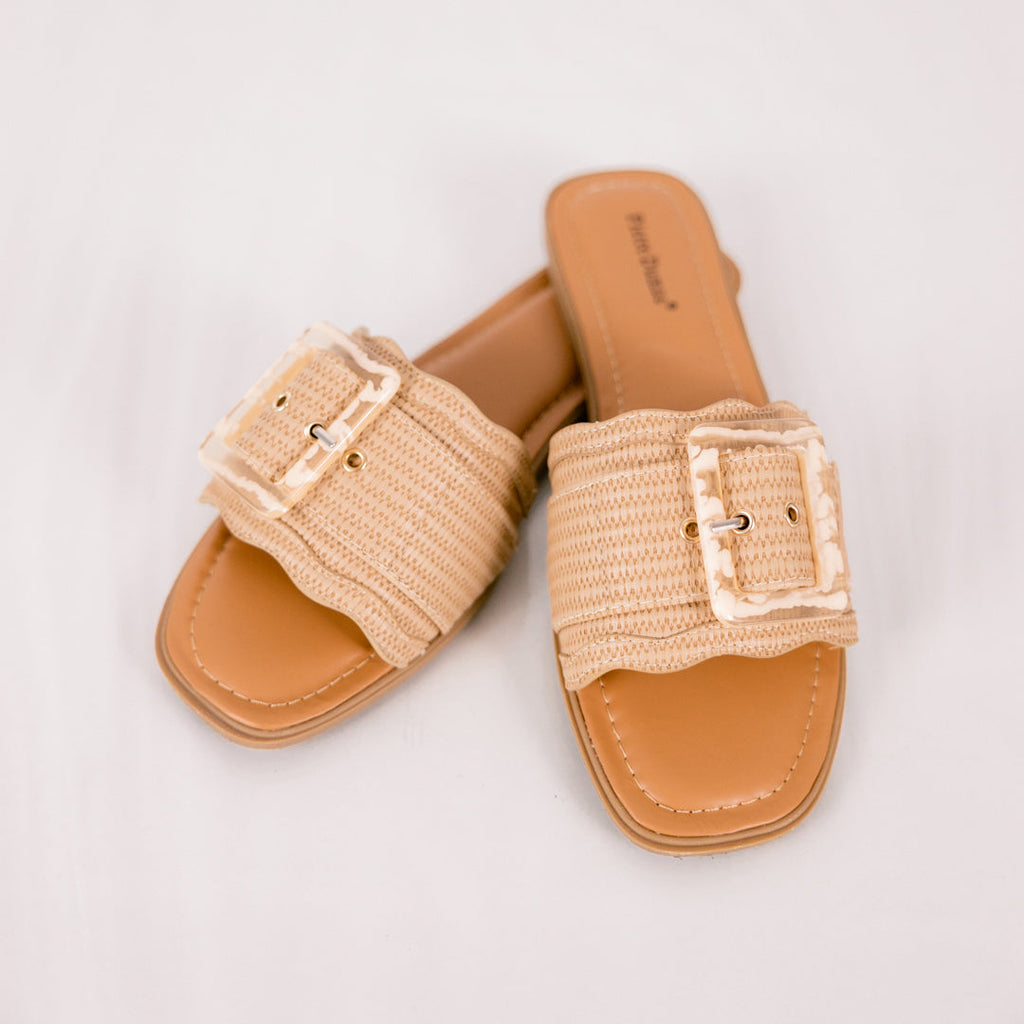 No Way Back Sandals, Natural