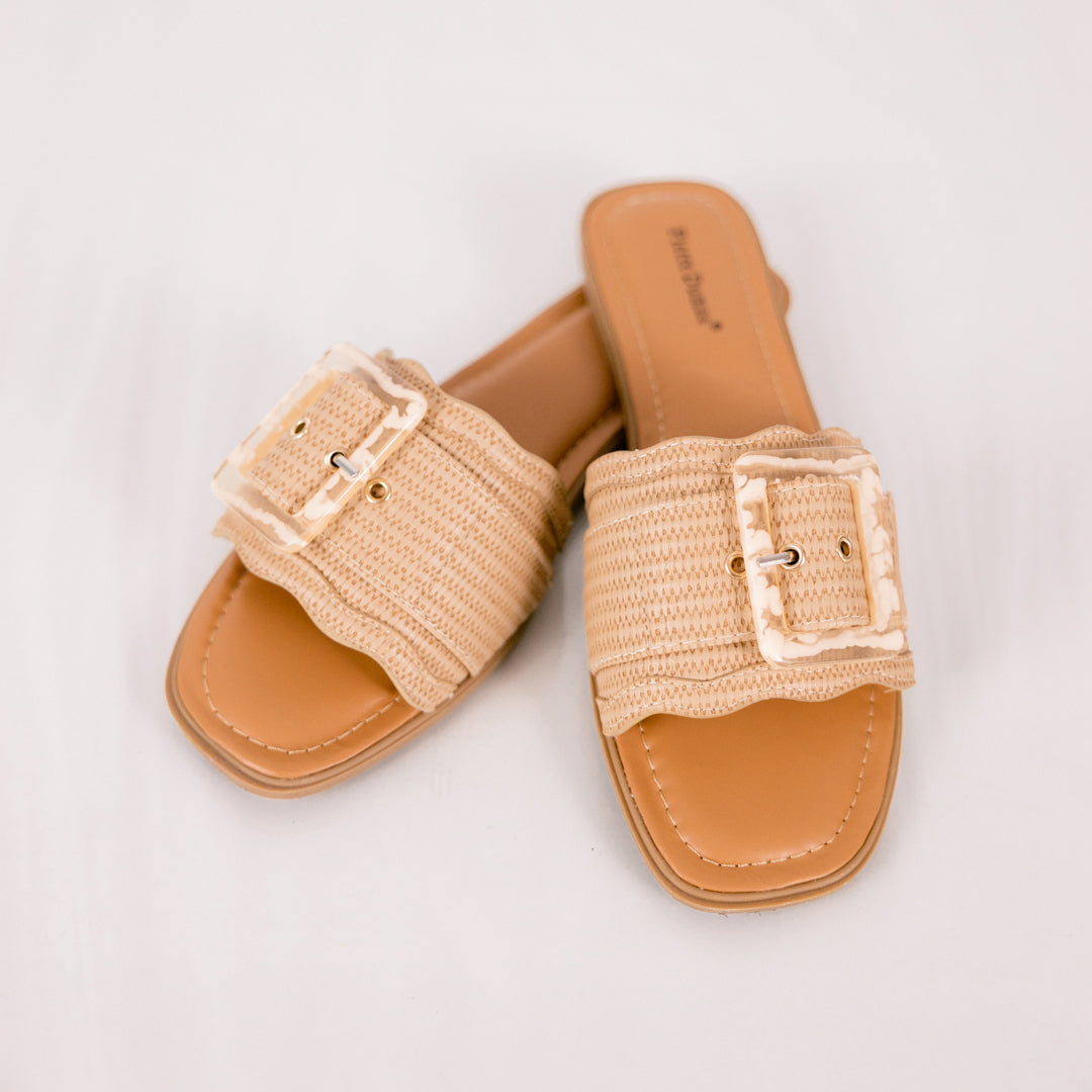 No Way Back Sandals, Natural