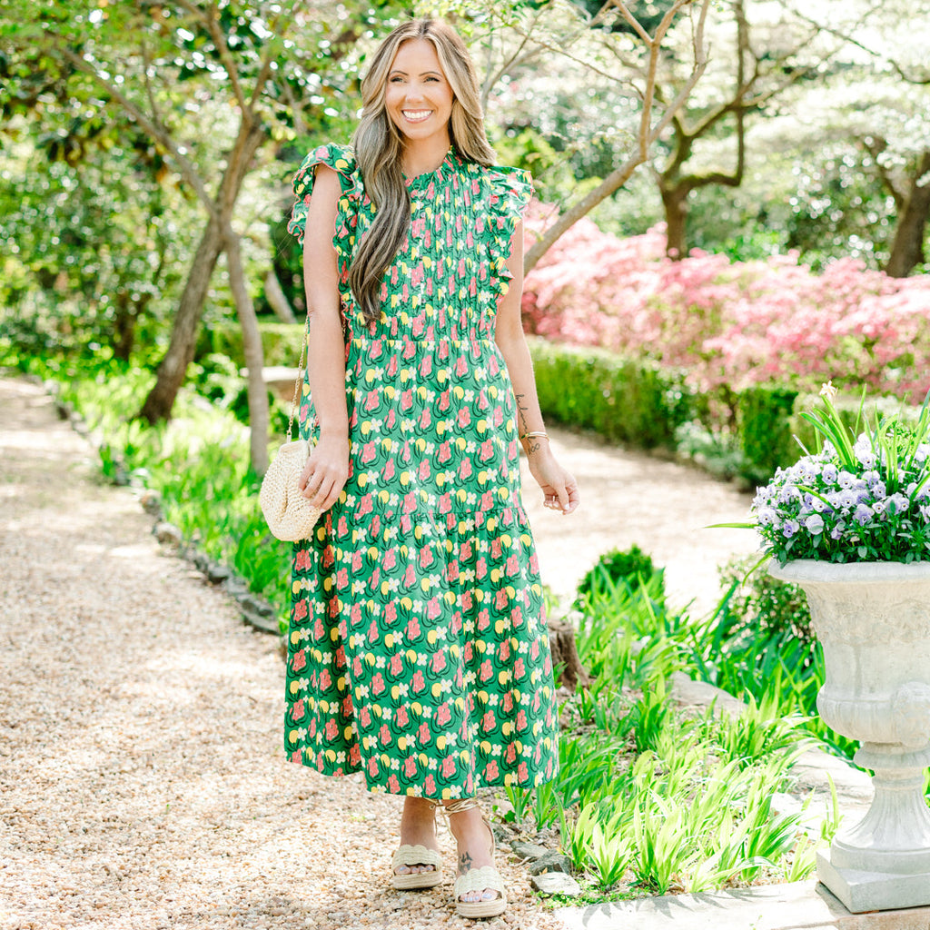 Not For Long Dress, Green