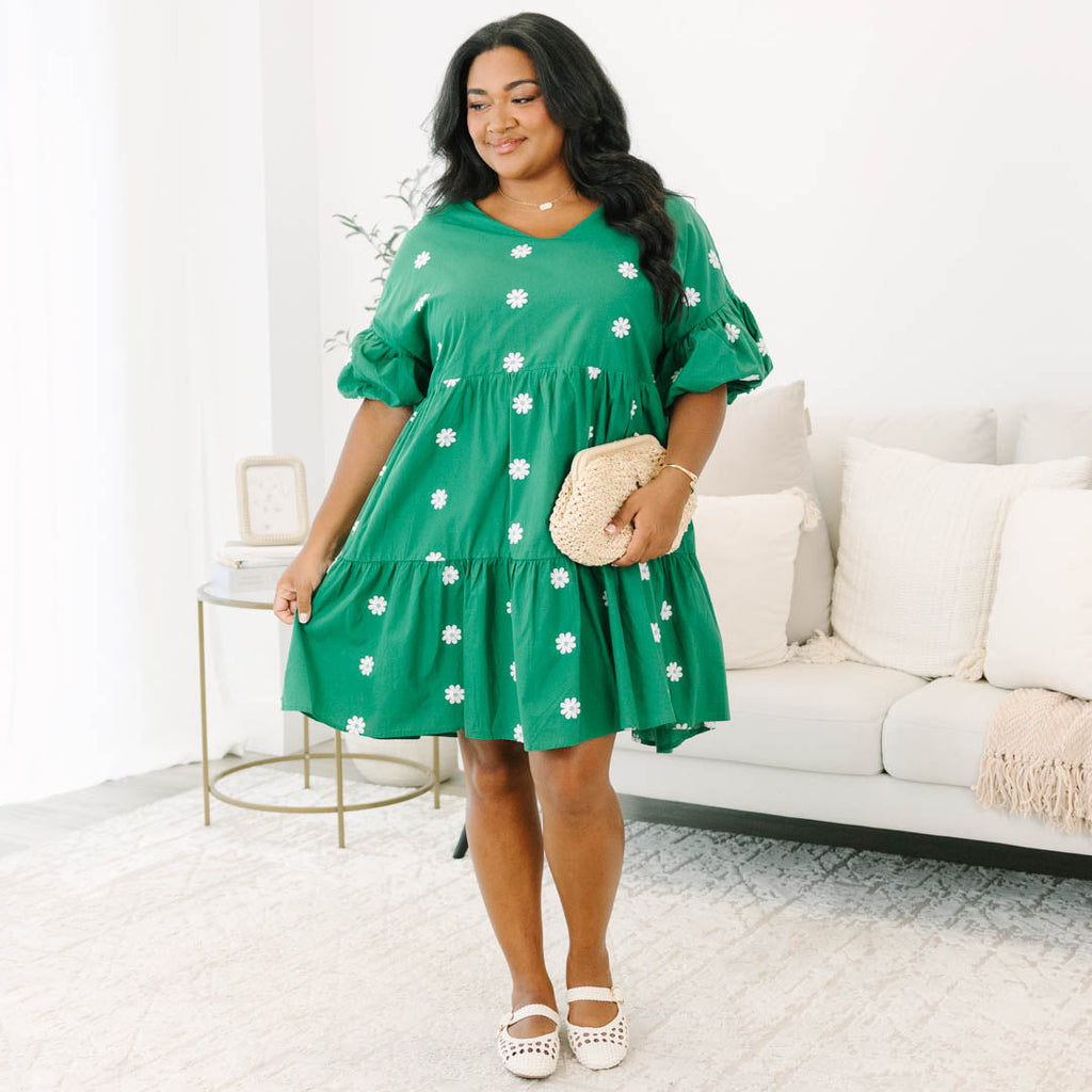 Not Now Not Ever Dress, Green