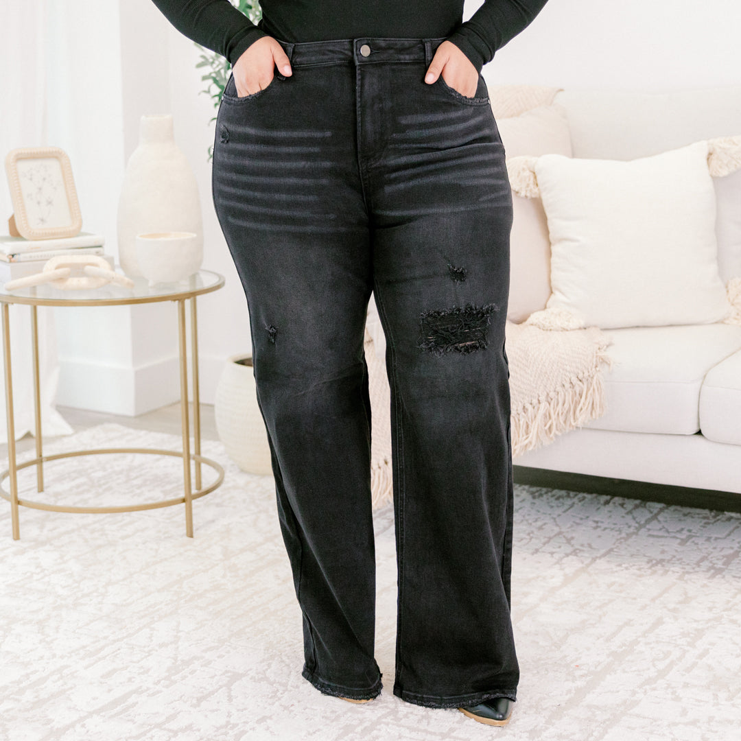 Not Over It Jeans, Black