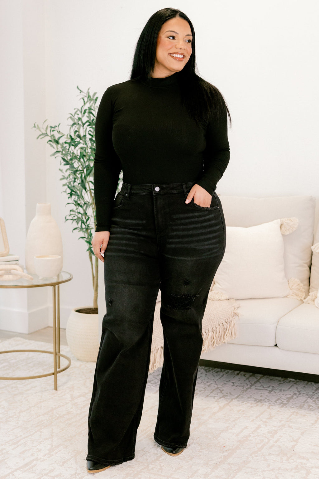 Not Over It Jeans, Black