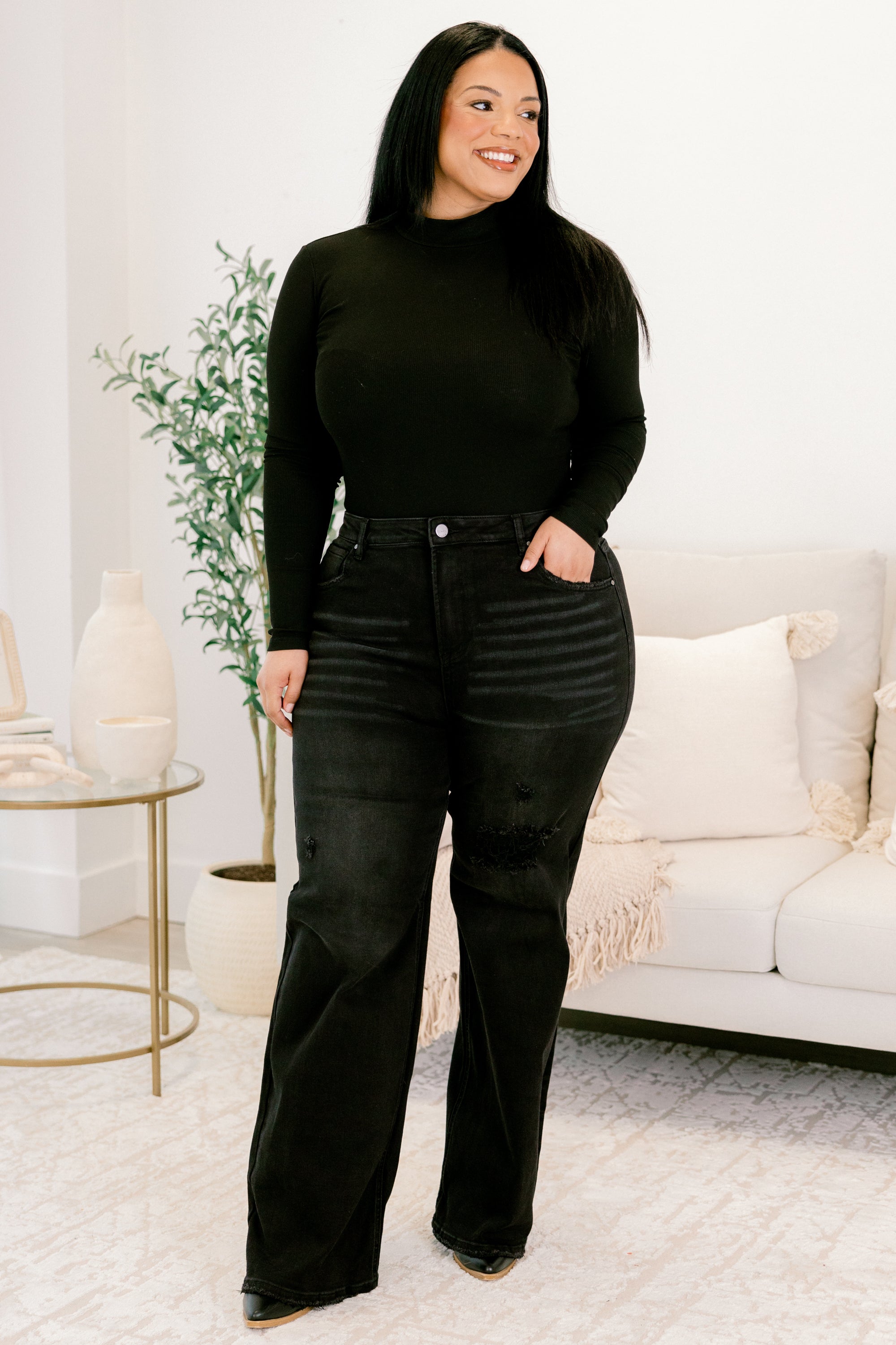 Not Over It Jeans, Black