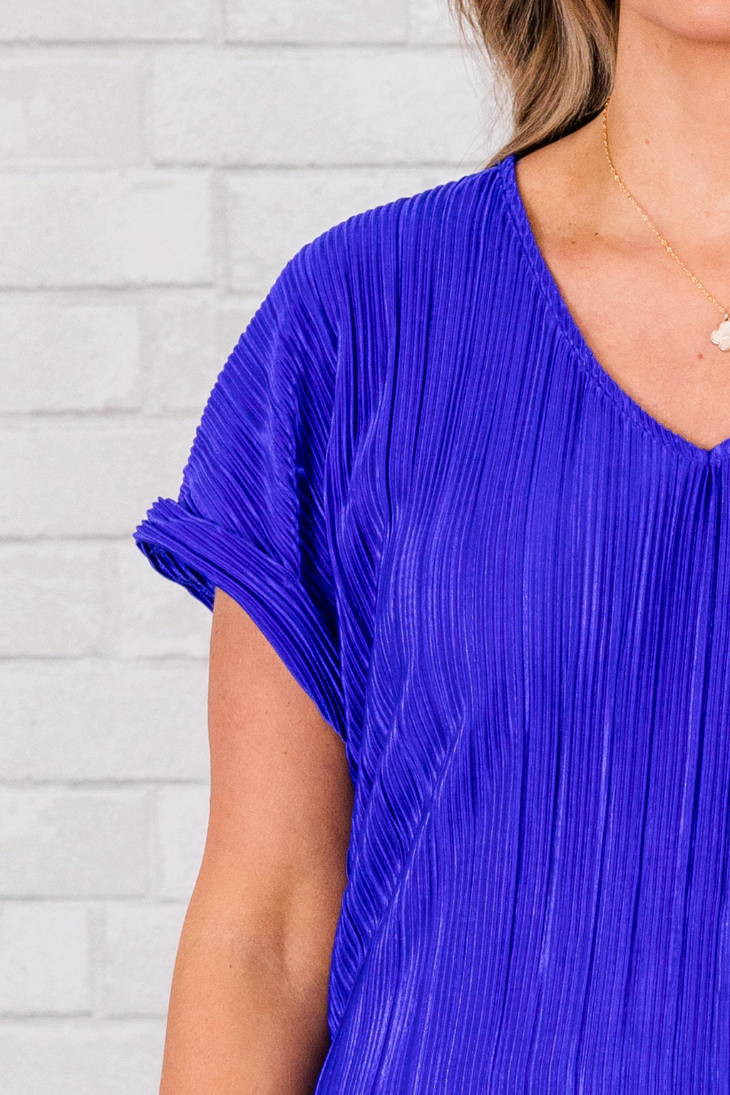 Not Right Now Babe Top, Royal Blue