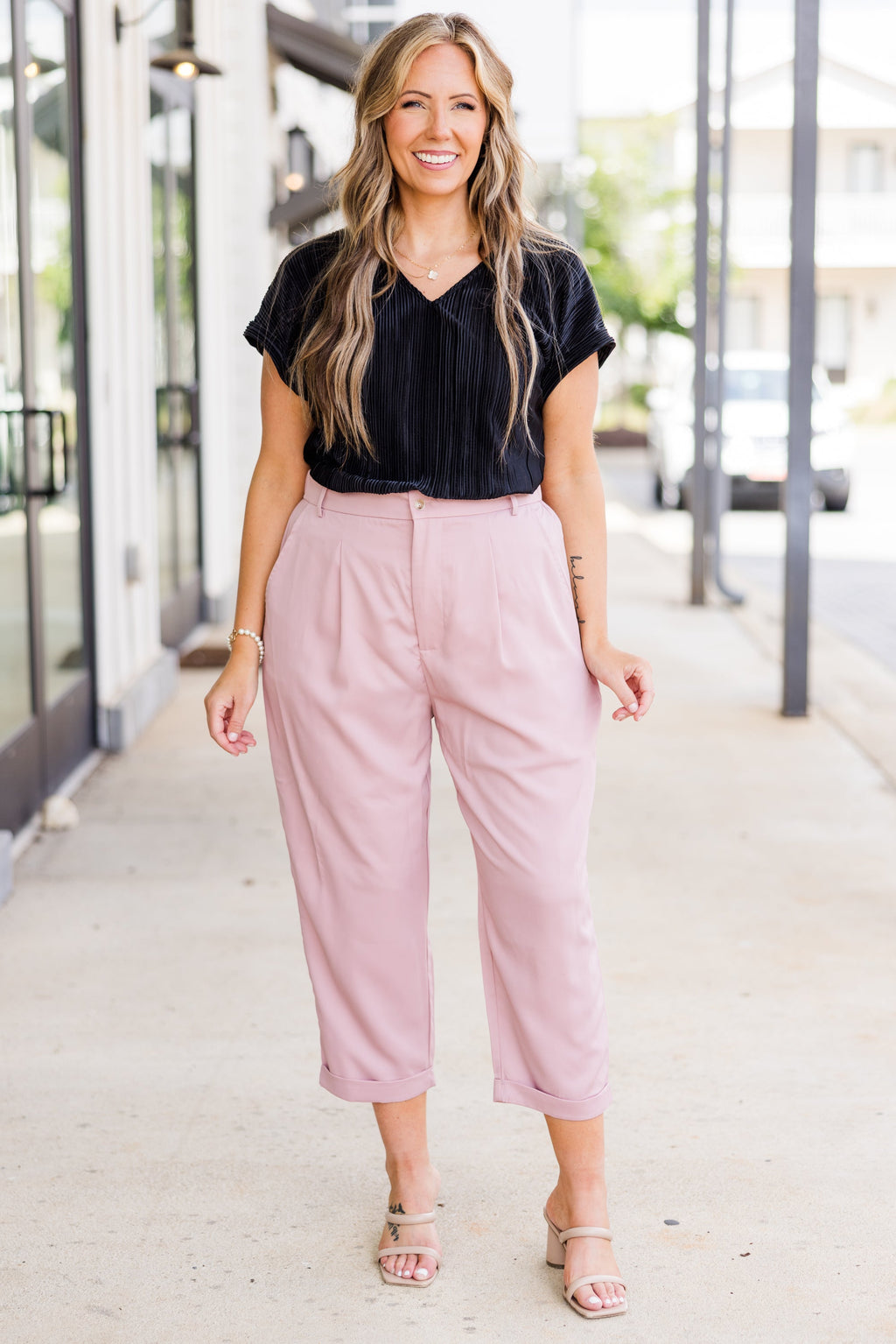 Not Right Now Babe Top, Black