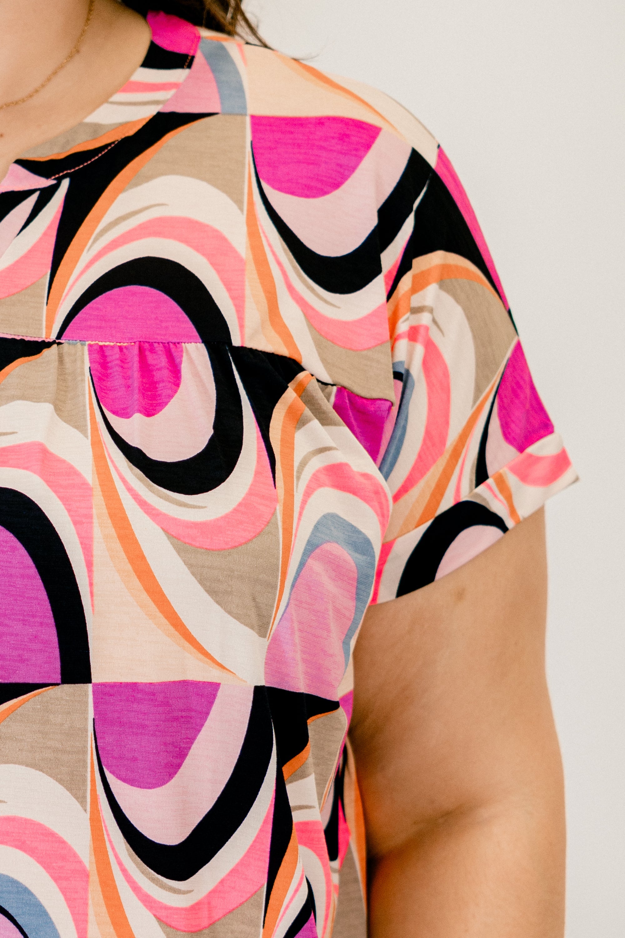 Not So Far Away Top, Magenta
