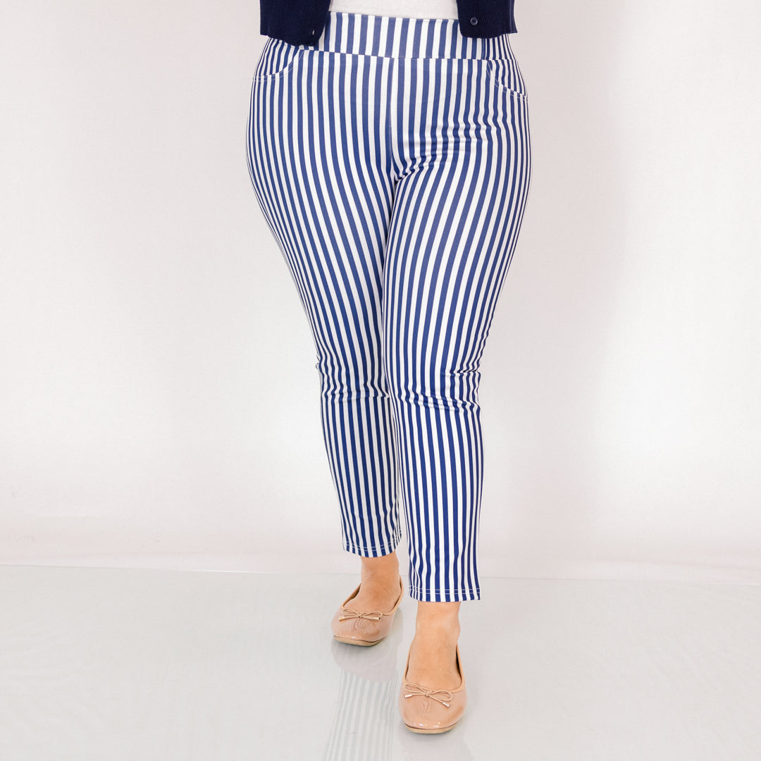 Not The Same Pants, Navy Stripe