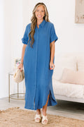 Note To Myself Maxi Dress, Navy