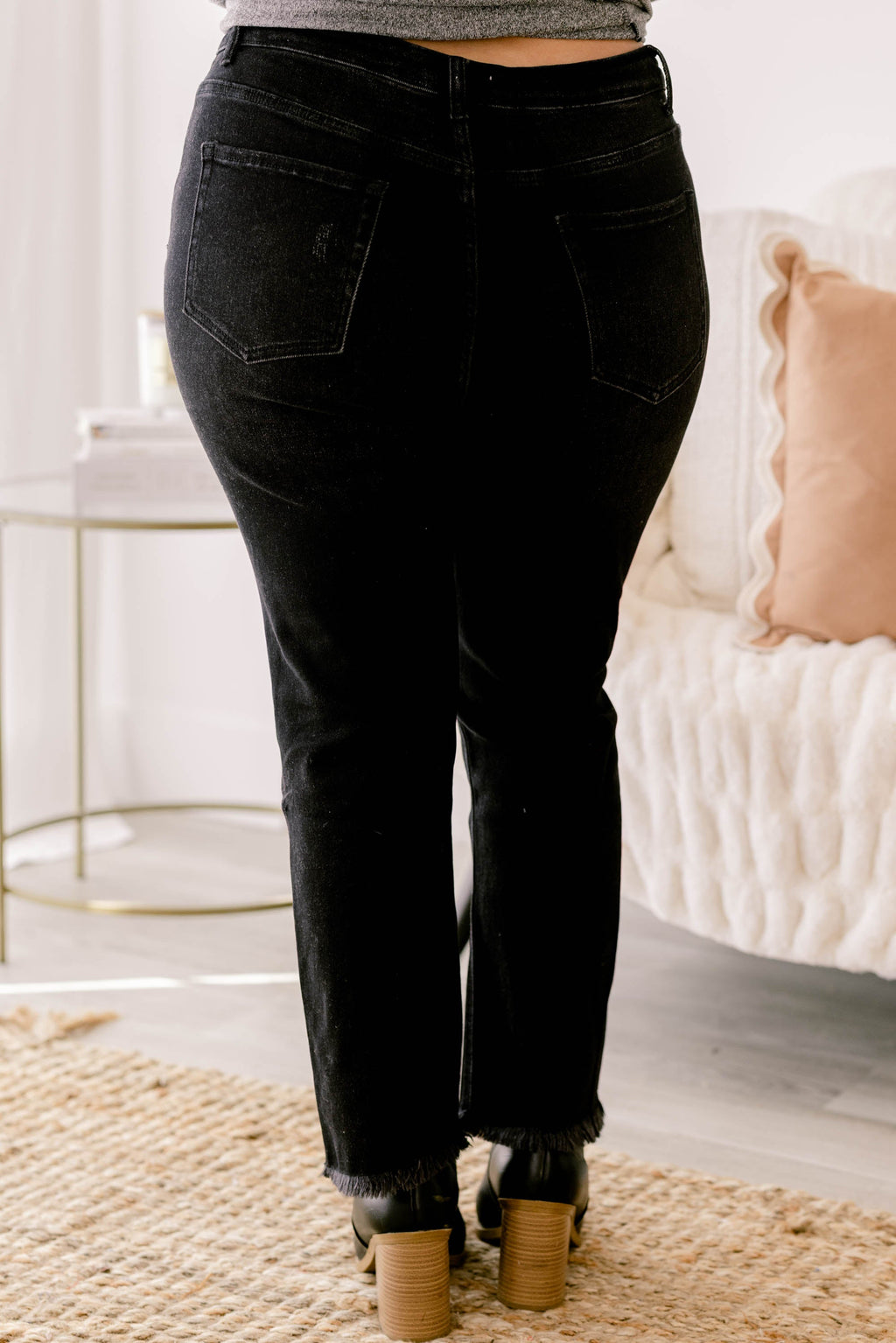 Nothing Left Unsaid Jeans, Black
