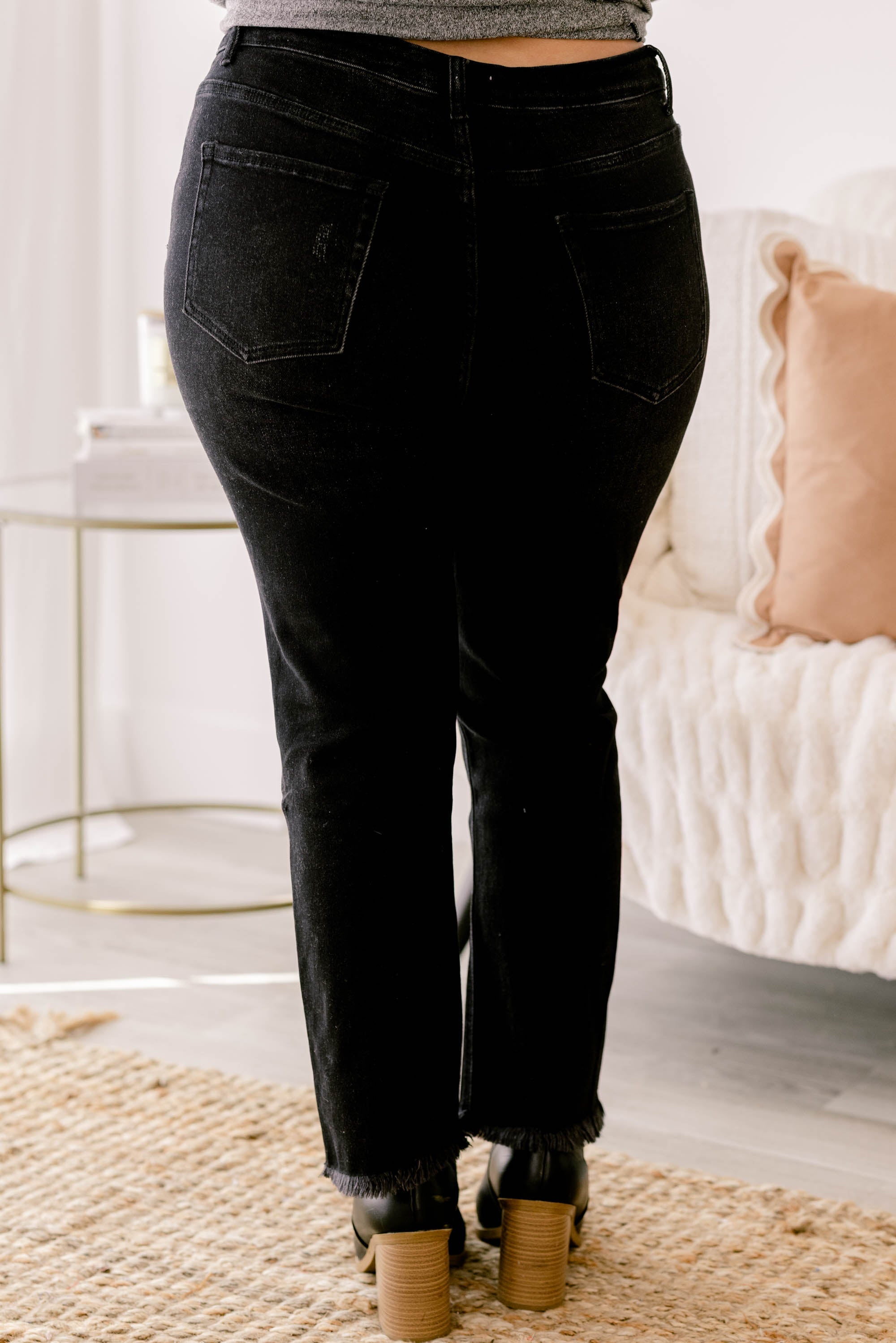 Nothing Left Unsaid Jeans, Black