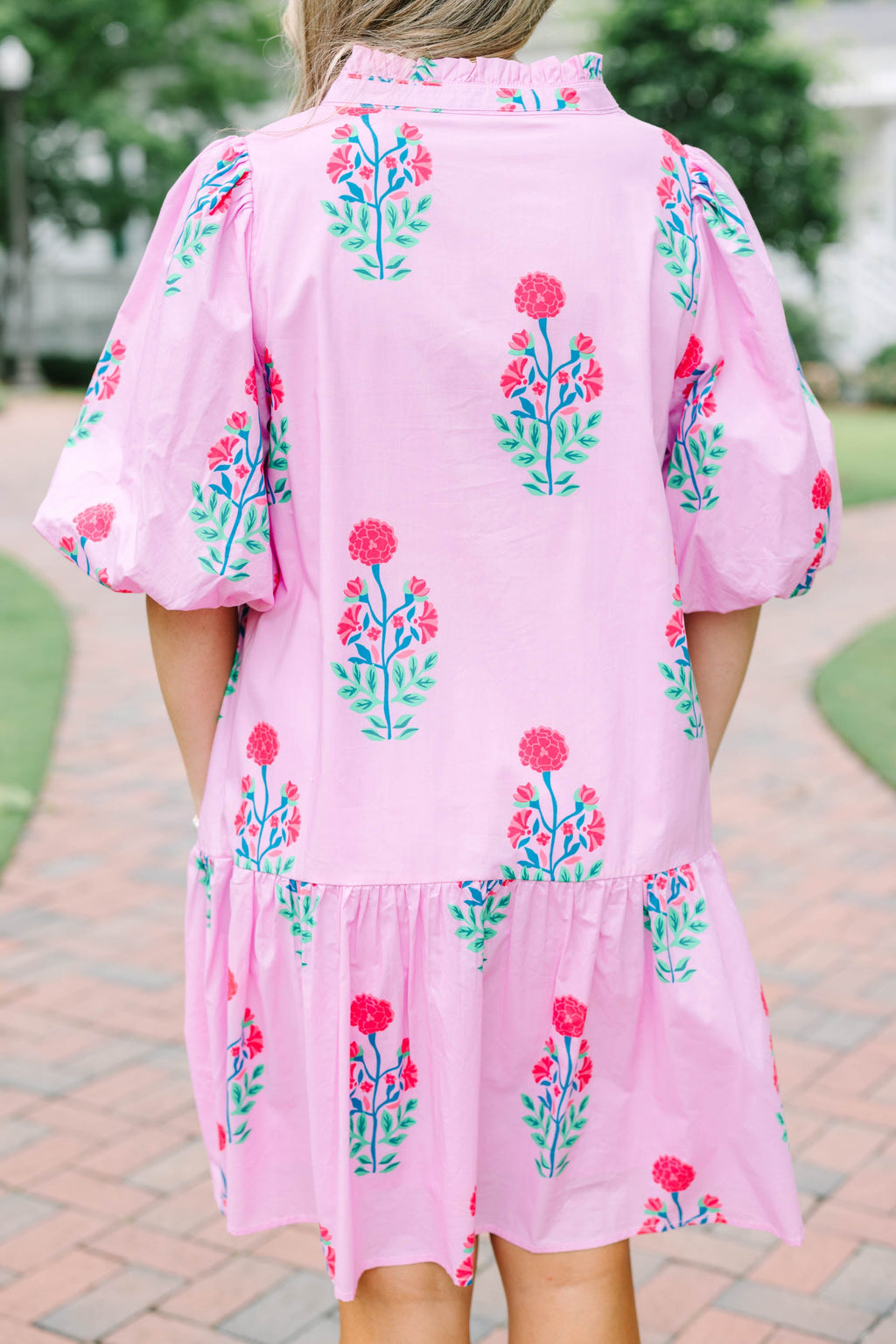 Nothing Was Ever The Same Dress, Pink Floral