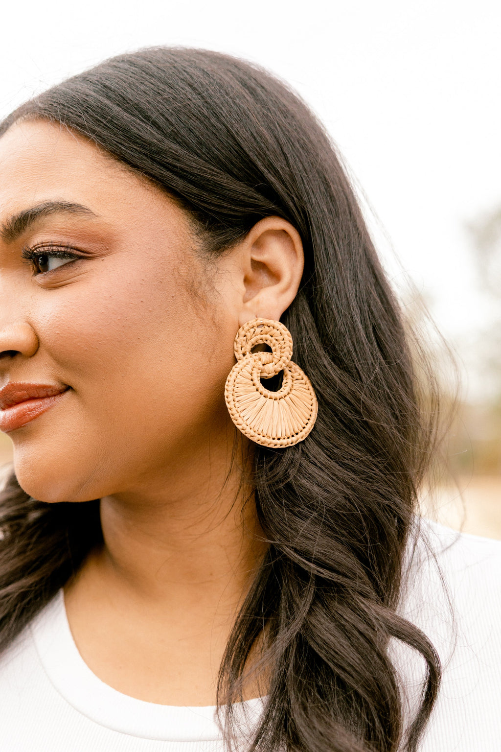 Ocean Sway Earrings, Natural