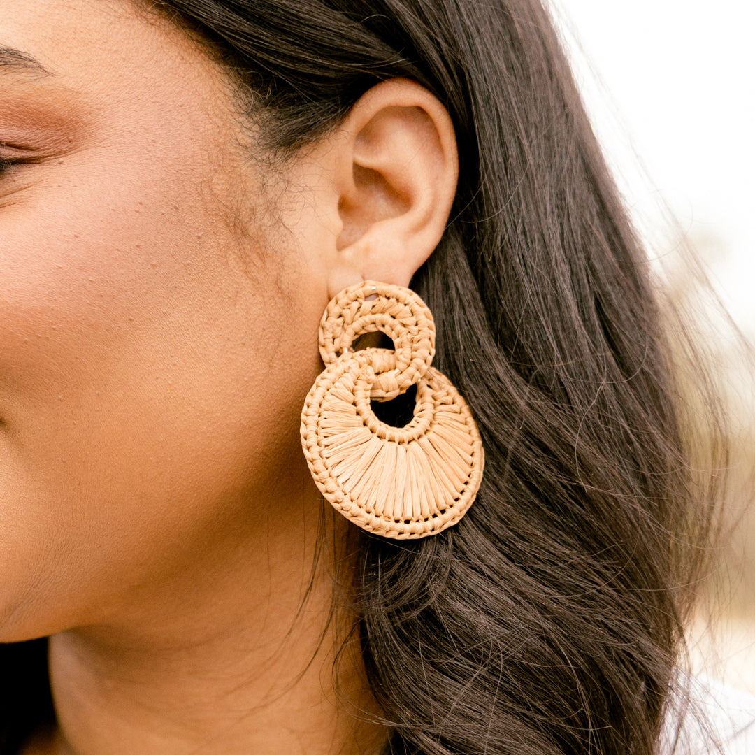 Ocean Sway Earrings, Natural