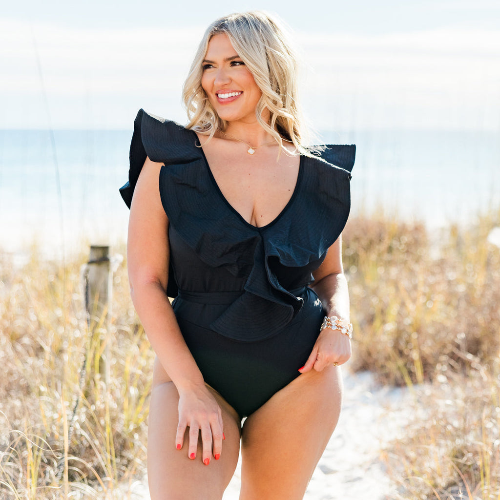 Ode To Glam Swimsuit, Black