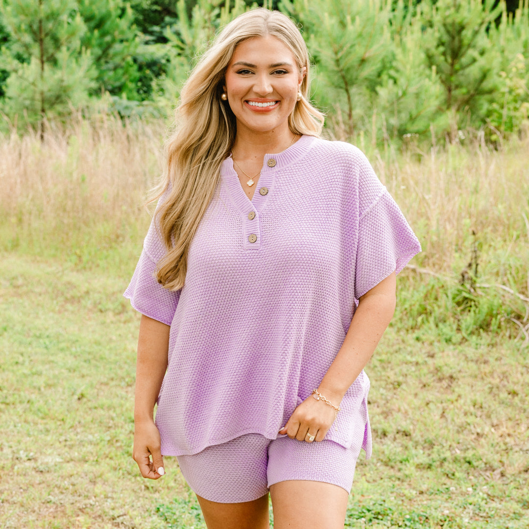 Off In Paradise Sweater Set, Lilac